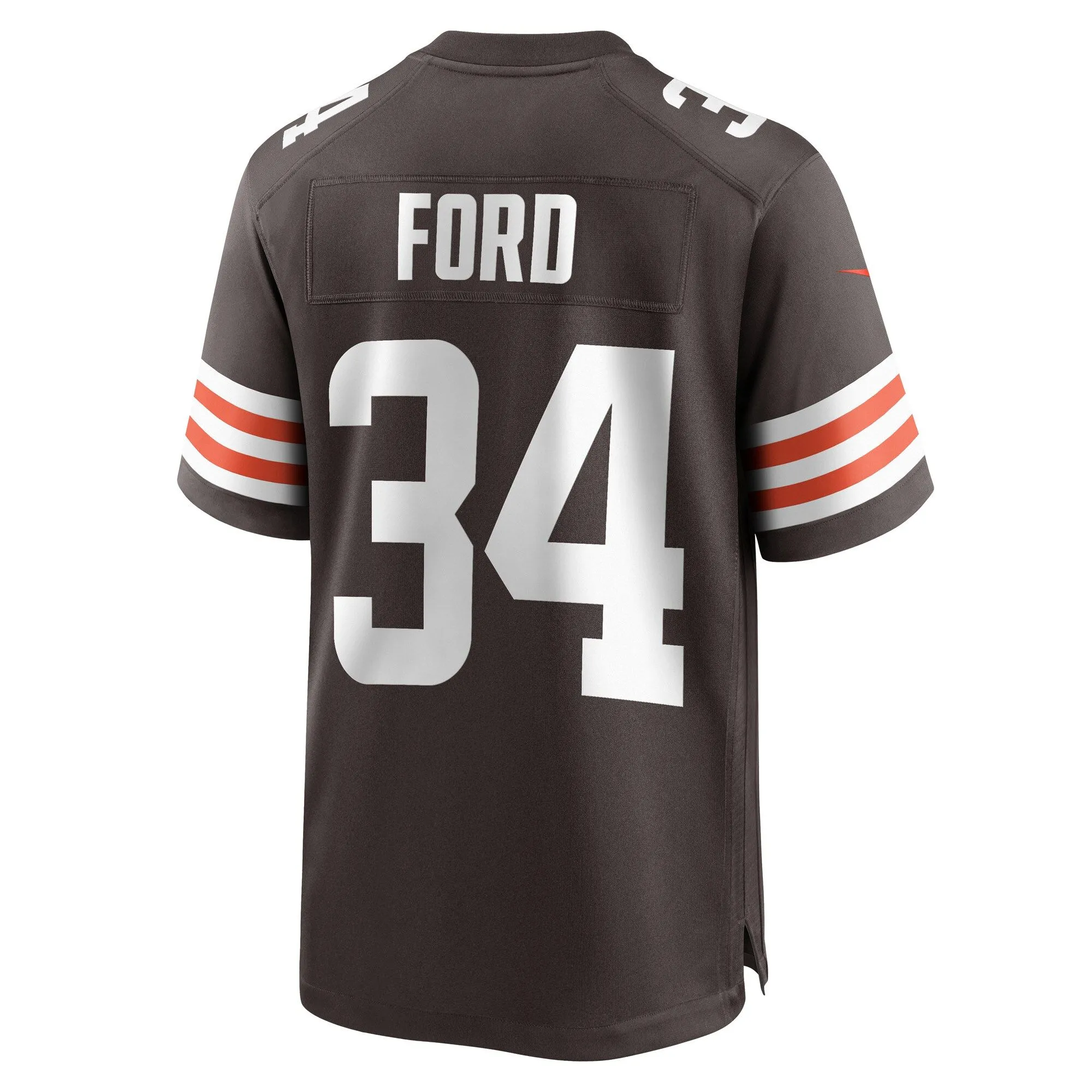 Jerome Ford Cleveland Browns  Game Player Jersey - Brown