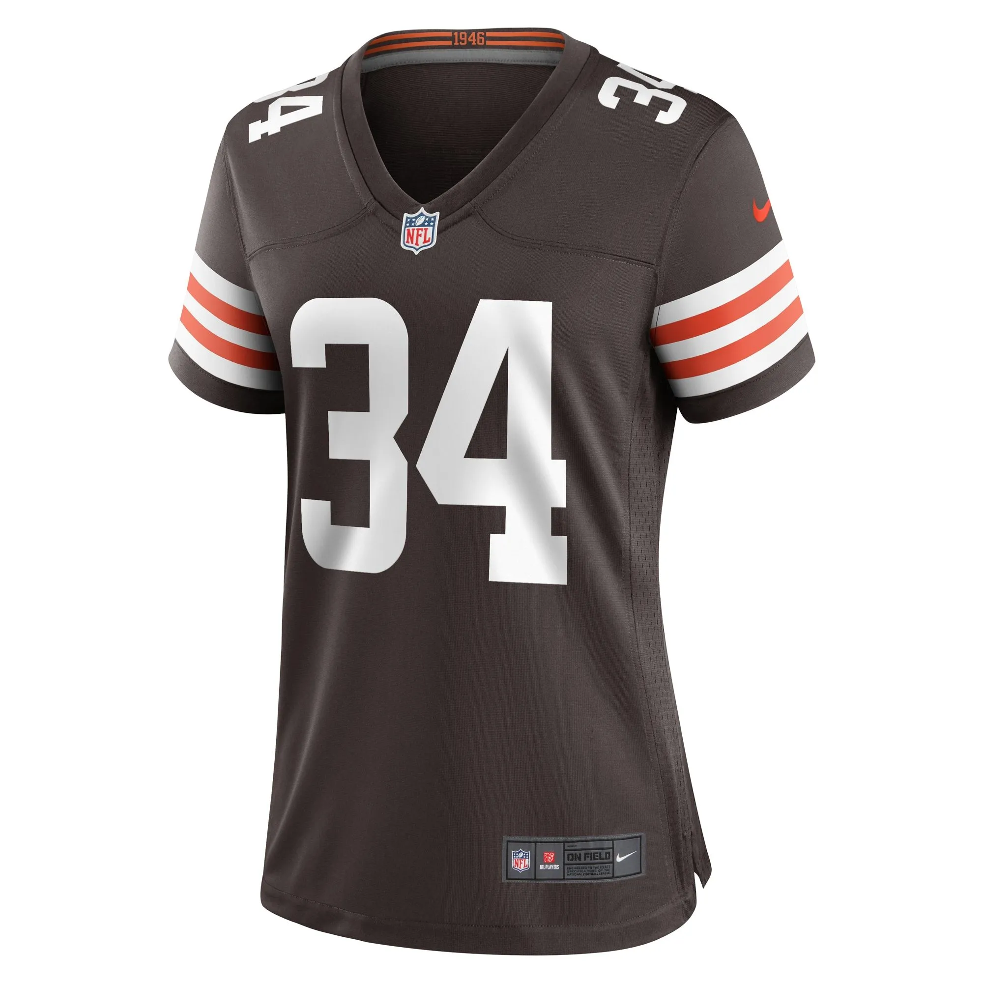 Jerome Ford Cleveland Browns  Women's Game Player Jersey - Brown