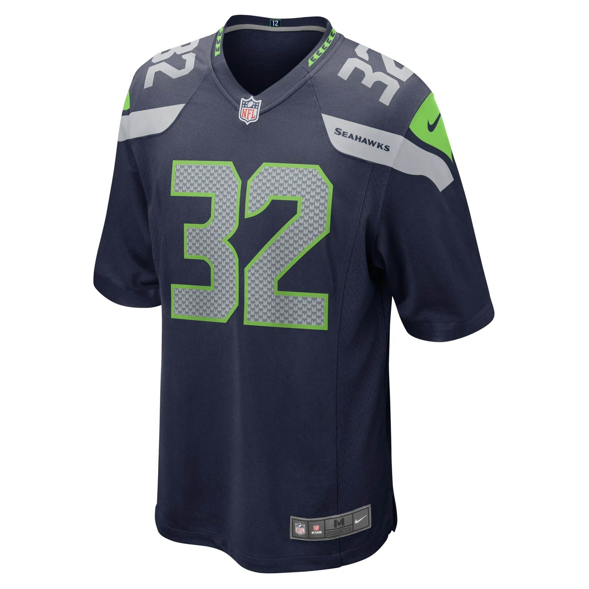 Jerrick Reed II Seattle Seahawks   Game Jersey - College Navy