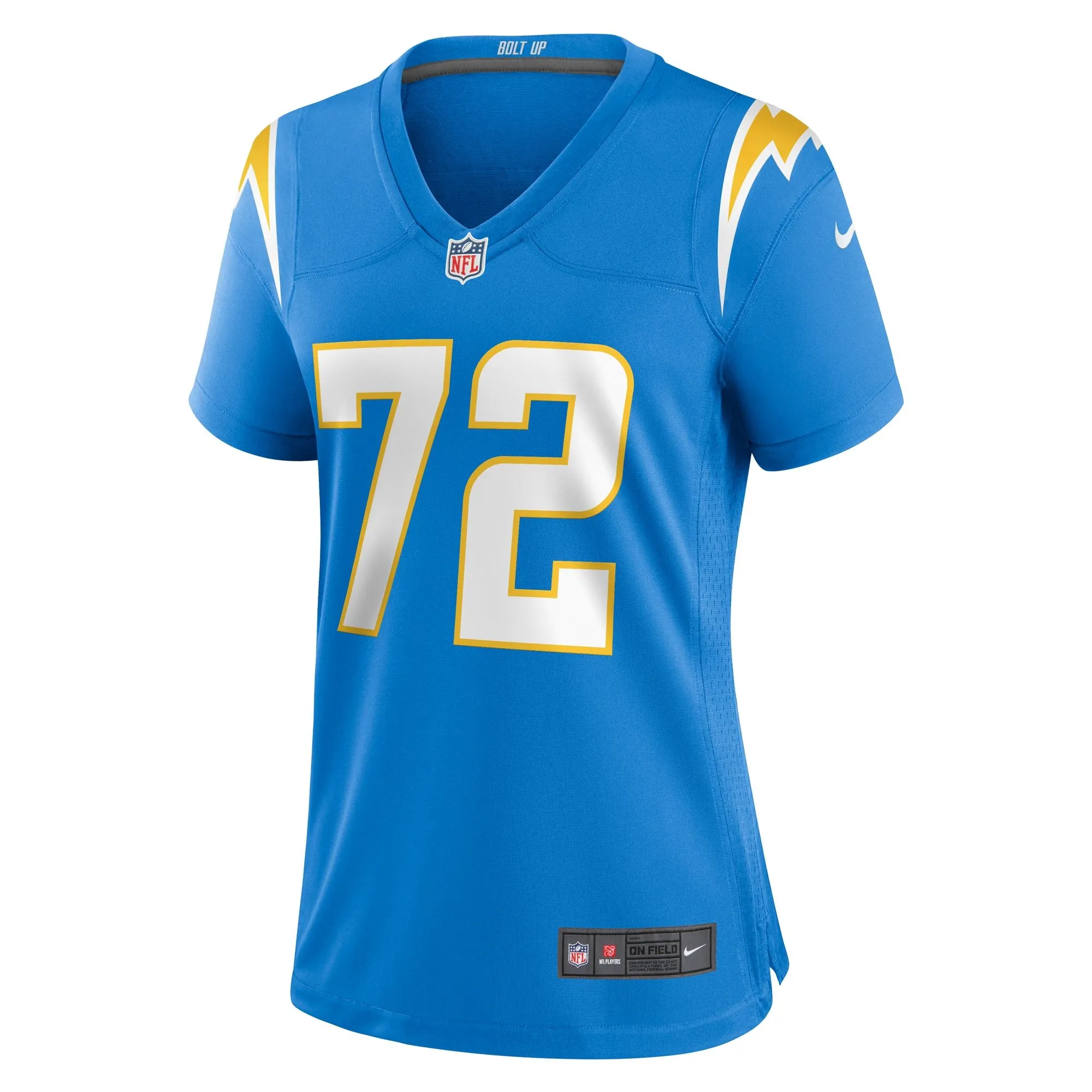 Jerrod Clark Los Angeles Chargers  Women's Team Game Jersey -  Powder Blue