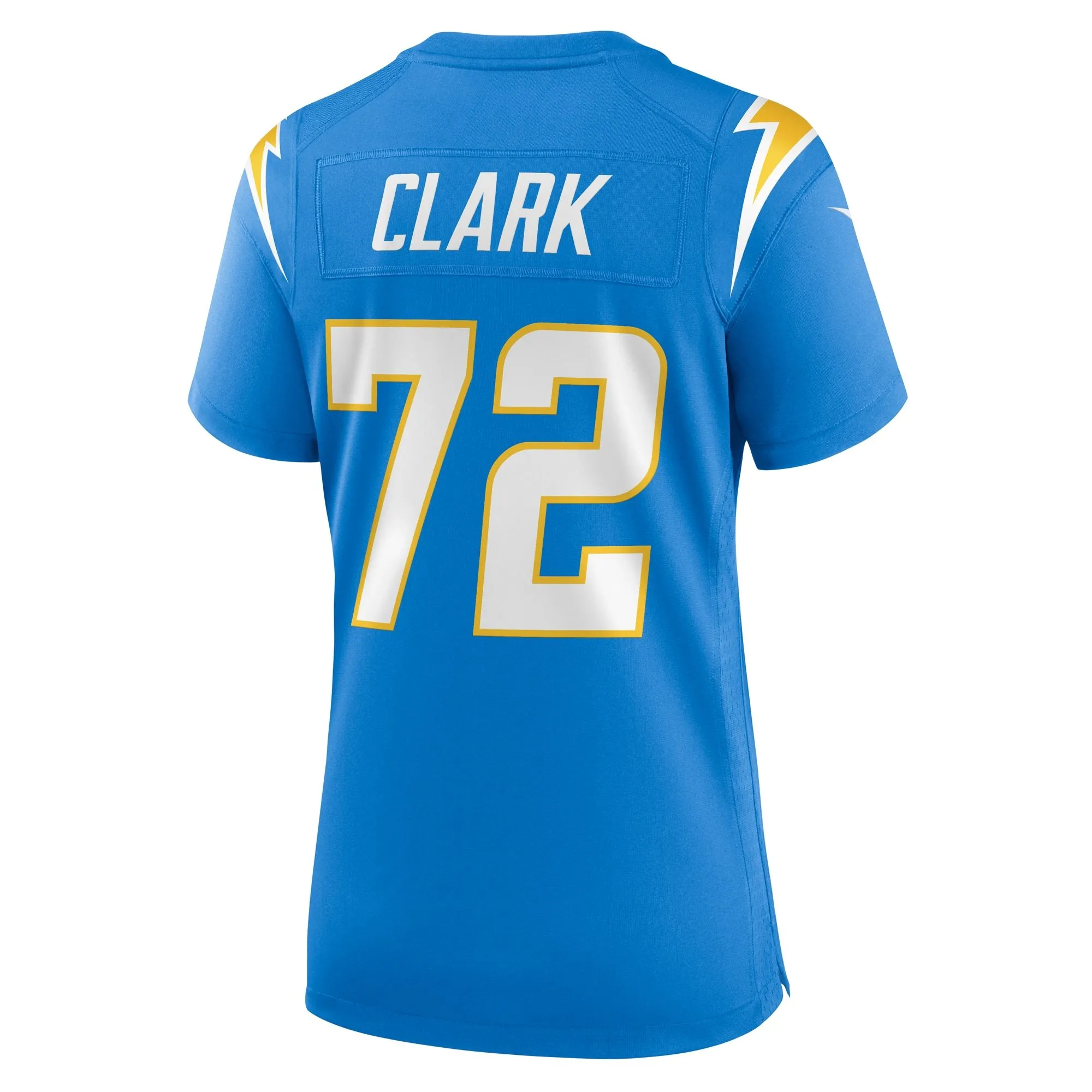 Jerrod Clark Los Angeles Chargers  Women's Team Game Jersey -  Powder Blue