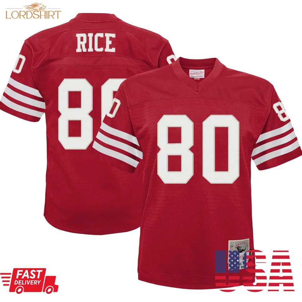 Jerry Rice San Francisco 49Ers Mitchell & Ness Infant 1990 Retired Legacy Jersey   Scarlet