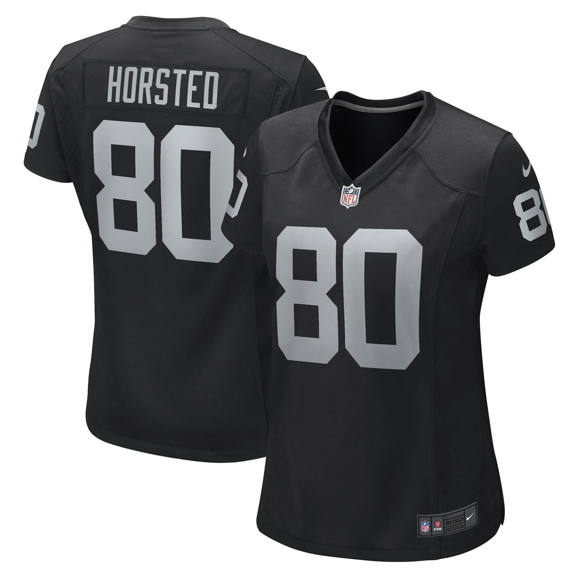 Jesper Horsted Las Vegas Raiders  Women's Game Player Jersey - Black