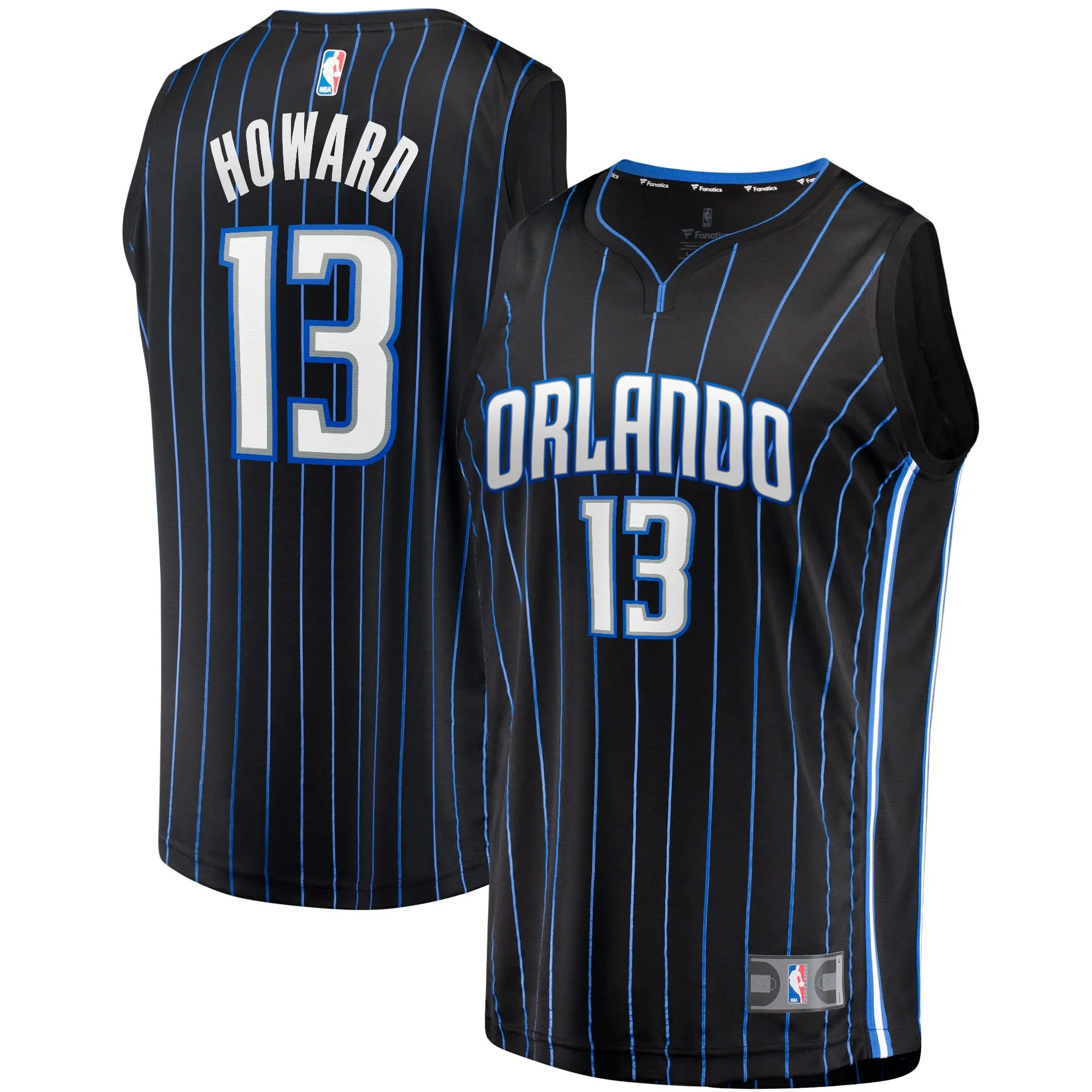 Jett Howard Orlando Magic Fanatics Branded  Fast Break Replica Jersey - Icon Edition - Black