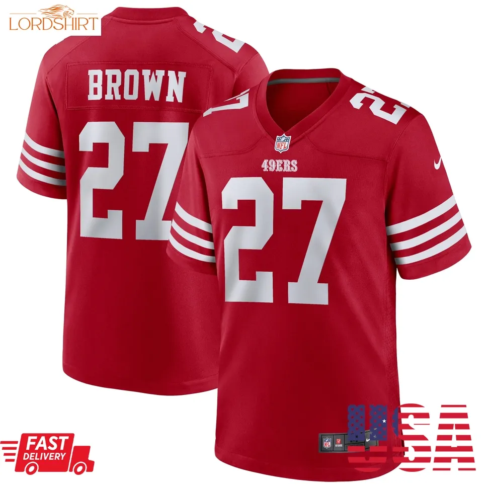 Ji'ayir Brown San Francisco 49Ers  Team Game Jersey   Scarlet