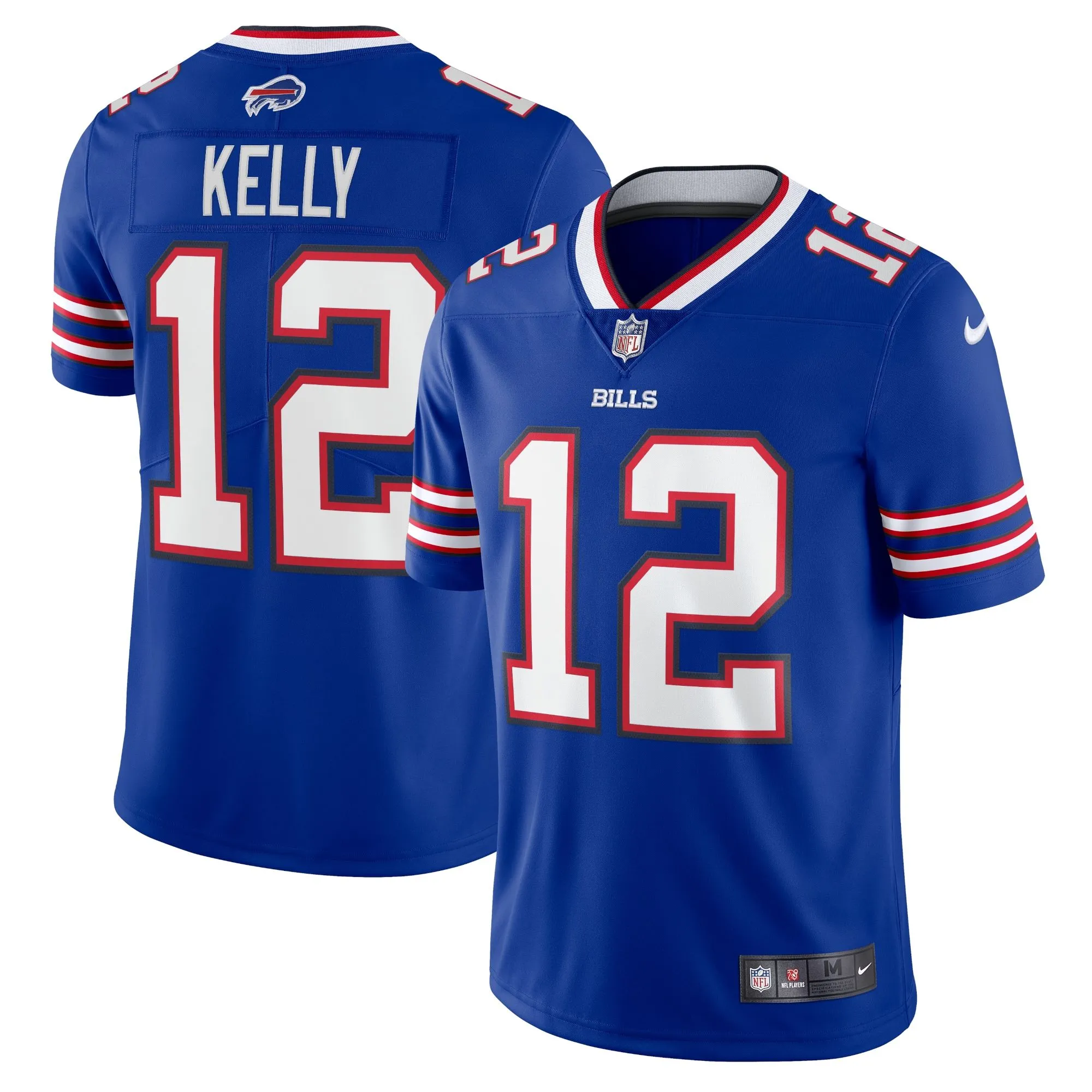 Jim Kelly Buffalo Bills  '90s Throwback Retired Player Limited Jersey - Royal