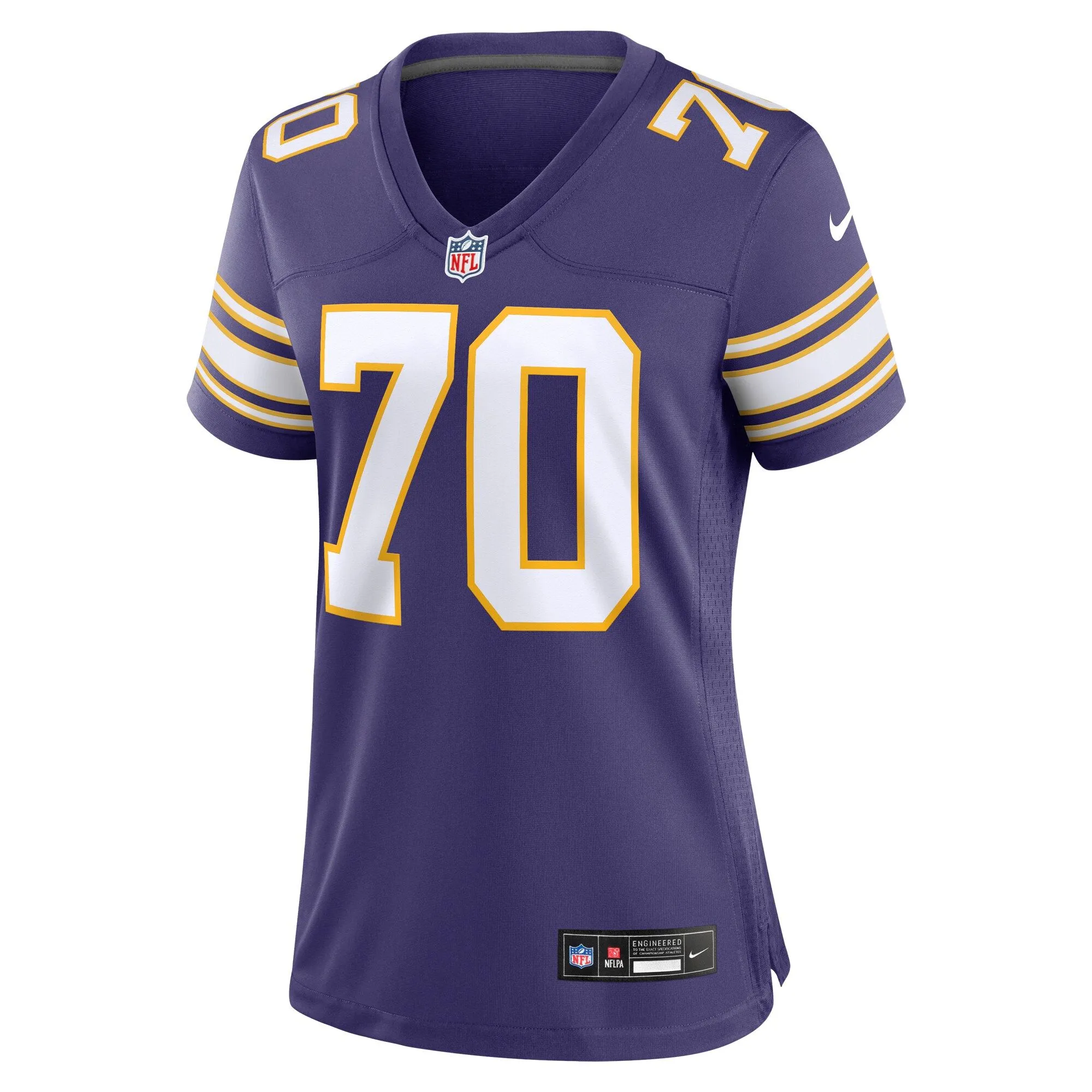 Jim Marshall Minnesota Vikings  Women's Classic Retired Player Jersey - Purple