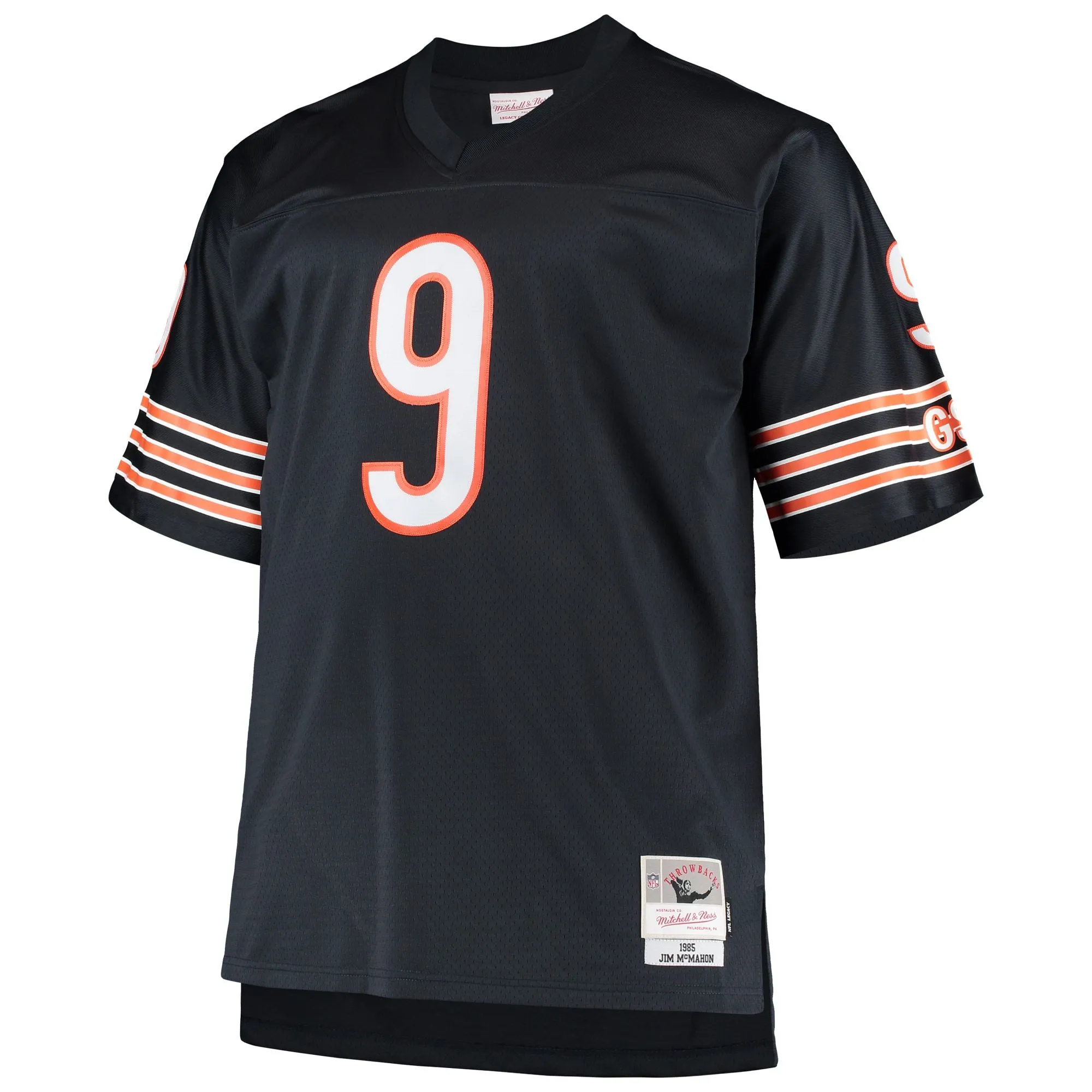 Jim McMahon Chicago Bears Mitchell & Ness Big & Tall 1985 Retired Player Replica Jersey - Navy