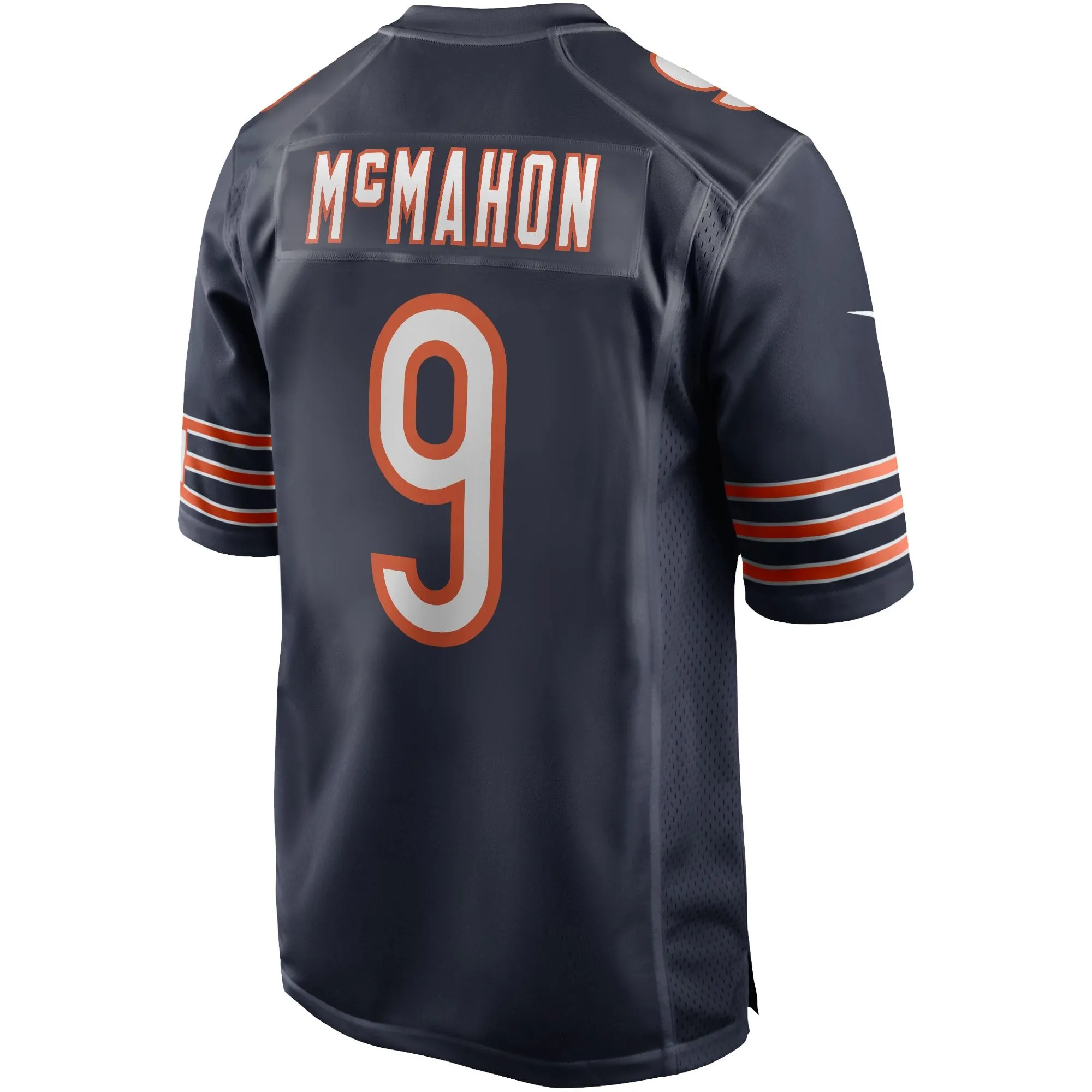 Jim McMahon Chicago Bears  Game Retired Player Jersey - Navy