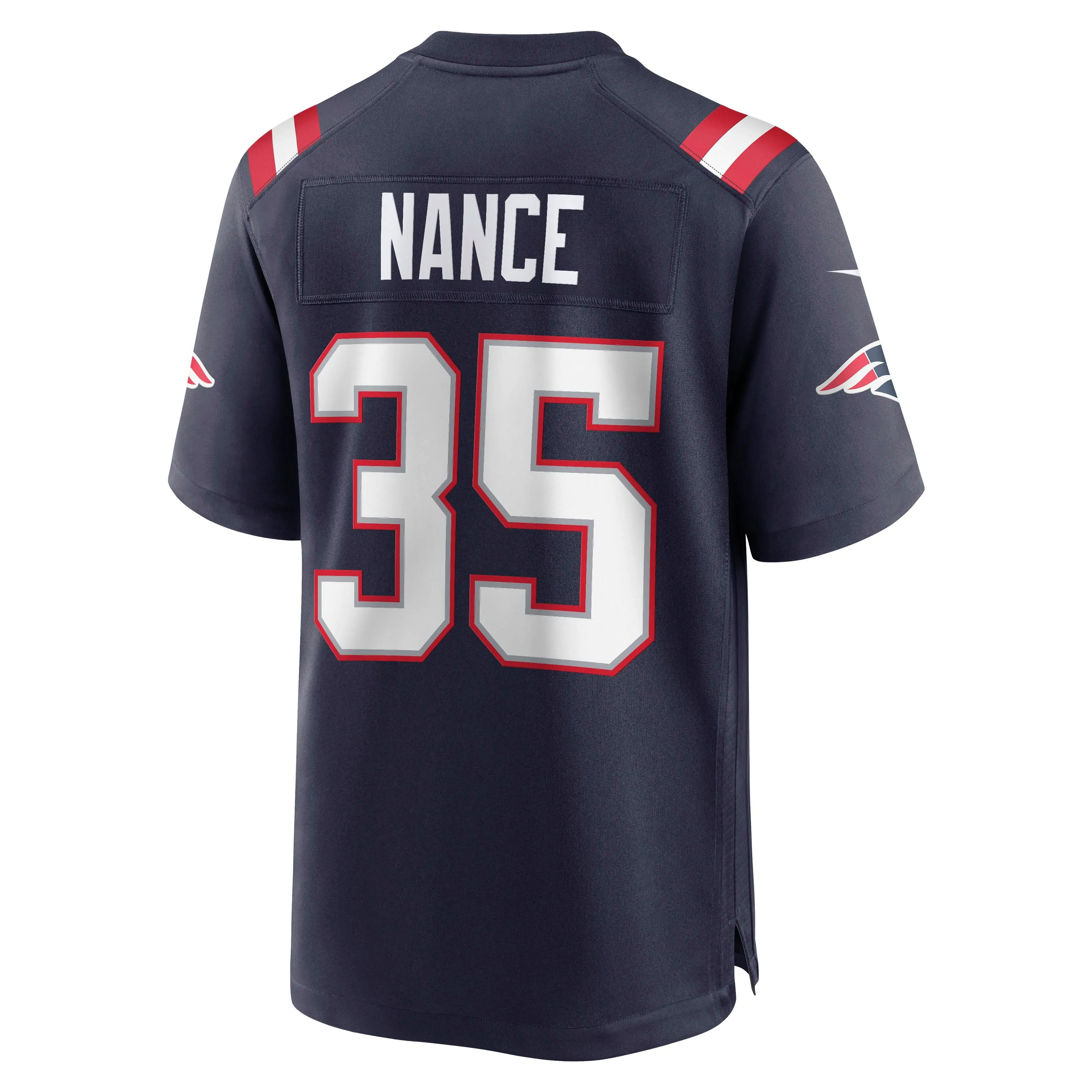 Jim Nance New England Patriots  Retired Player Jersey - Navy