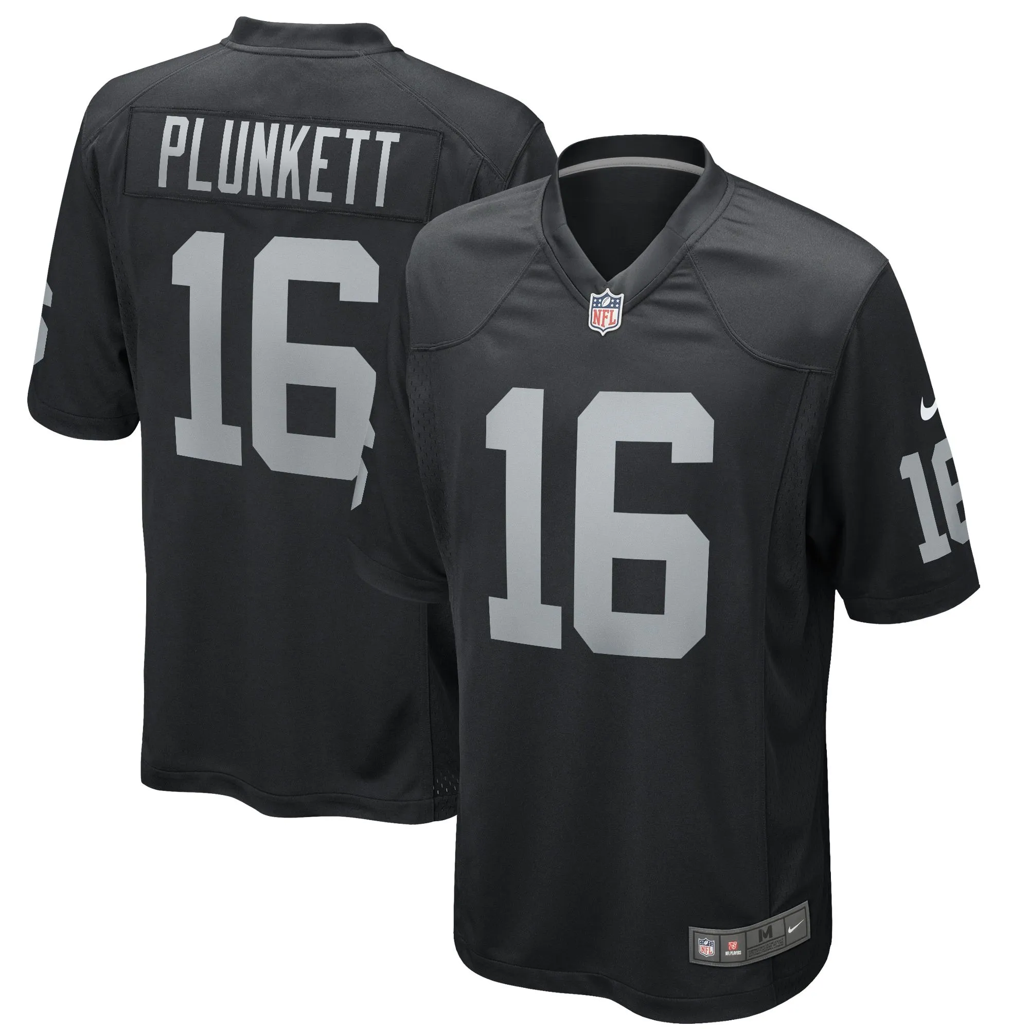 Jim Plunkett Las Vegas Raiders  Game Retired Player Jersey - Black