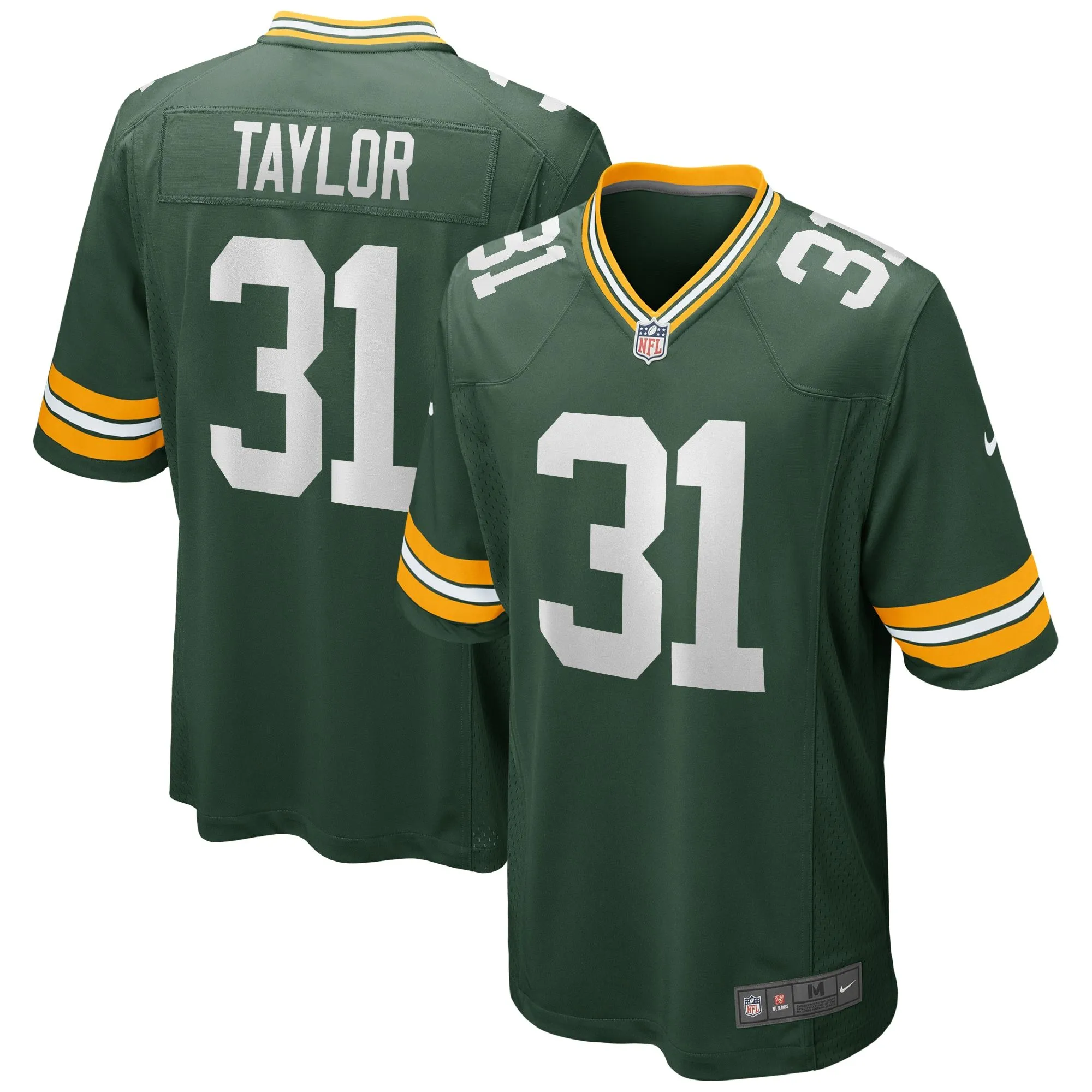 Jim Taylor Green Bay Packers  Game Retired Player Jersey - Green