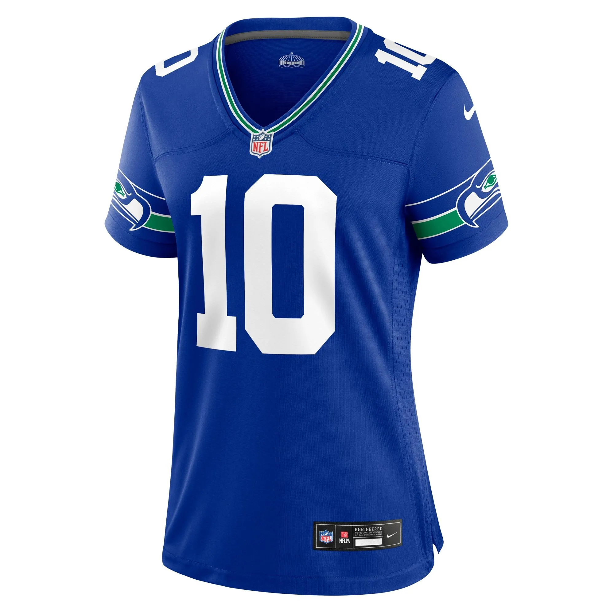 Jim Zorn Seattle Seahawks  Women's Throwback Retired Player Game Jersey - Royal