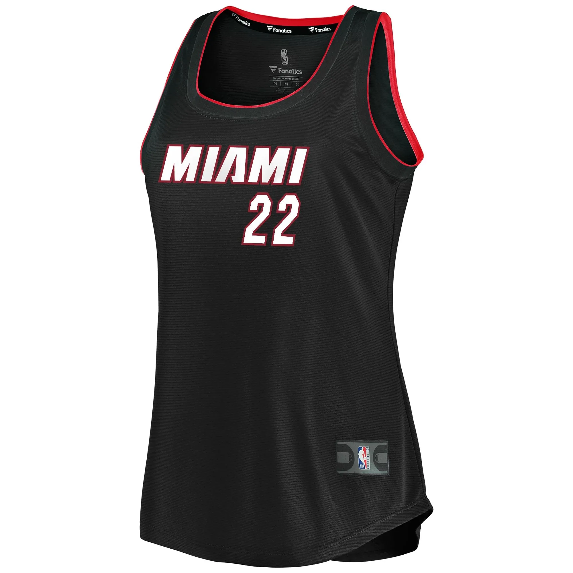 Jimmy Butler Miami Heat Fanatics Branded Women's Fast Break Team Tank Jersey - Icon Edition - Black