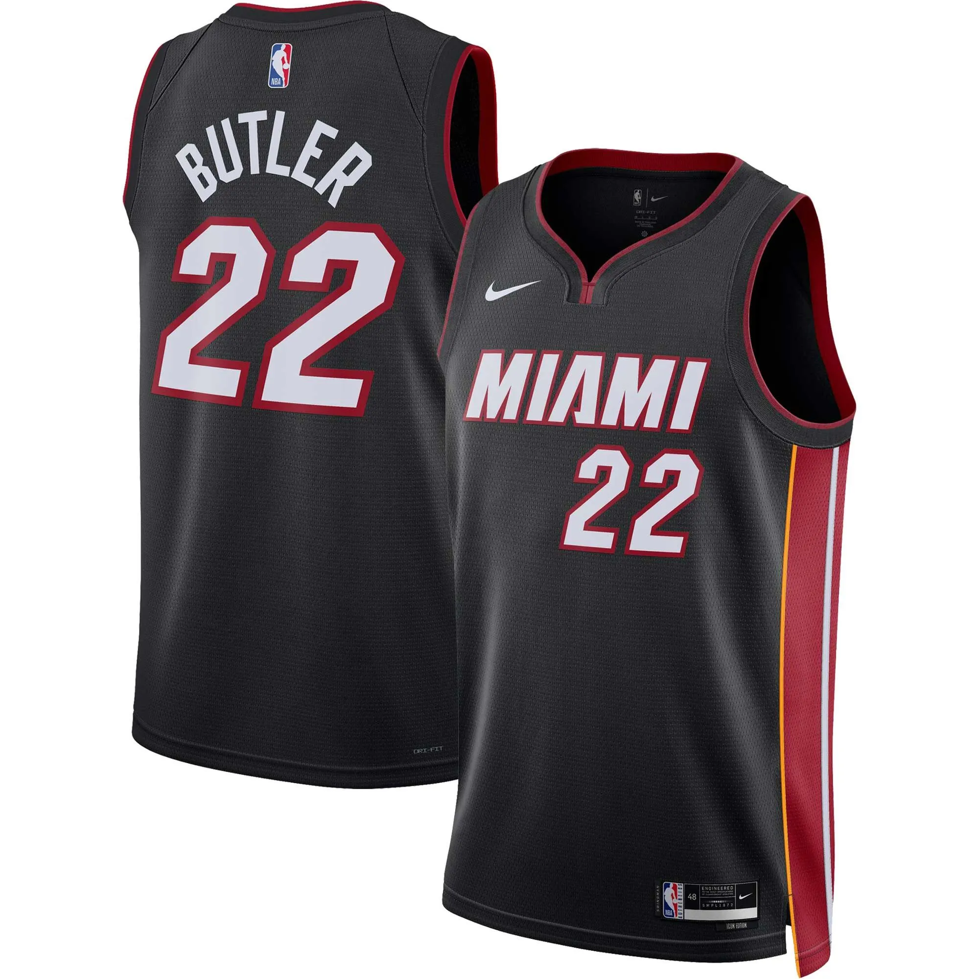 Jimmy Butler Miami Heat  Unisex Swingman Jersey - Icon Edition - Black