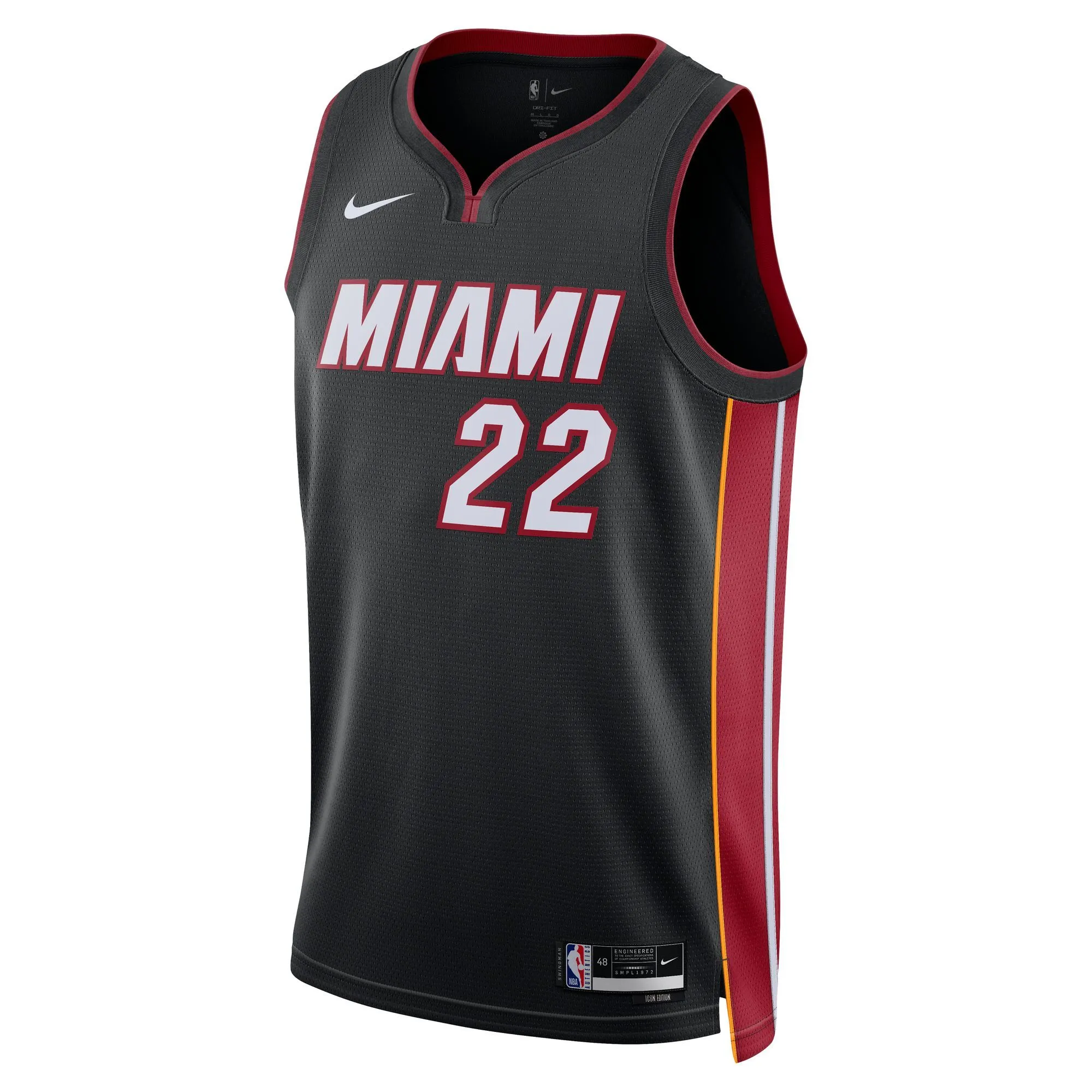 Jimmy Butler Miami Heat  Unisex Swingman Jersey - Icon Edition - Black