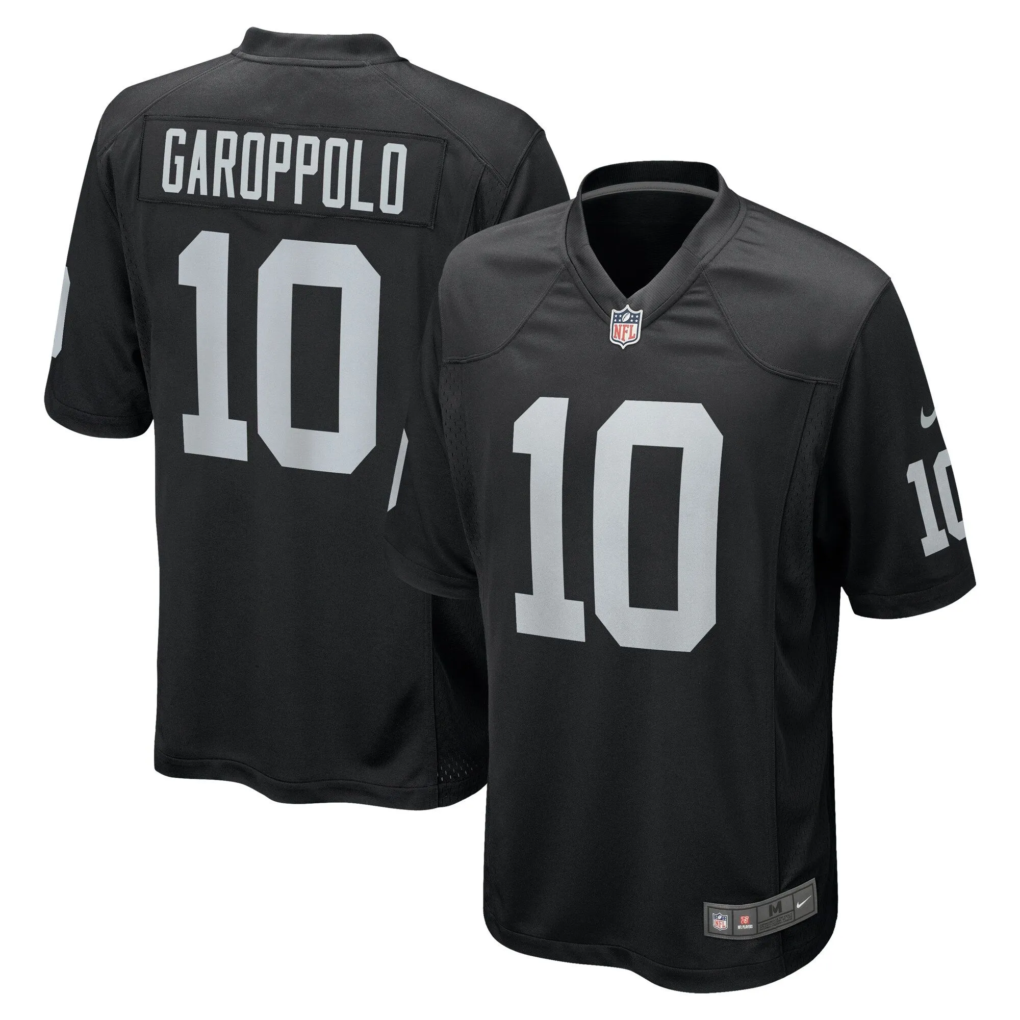 Jimmy Garoppolo Las Vegas Raiders  Game Player Jersey - Black