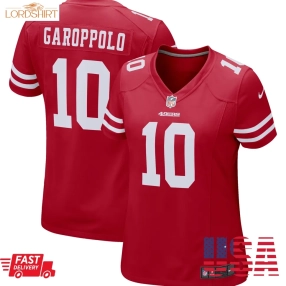 Jimmy Garoppolo San Francisco 49Ers  Women's Game Player Jersey   Scarlet