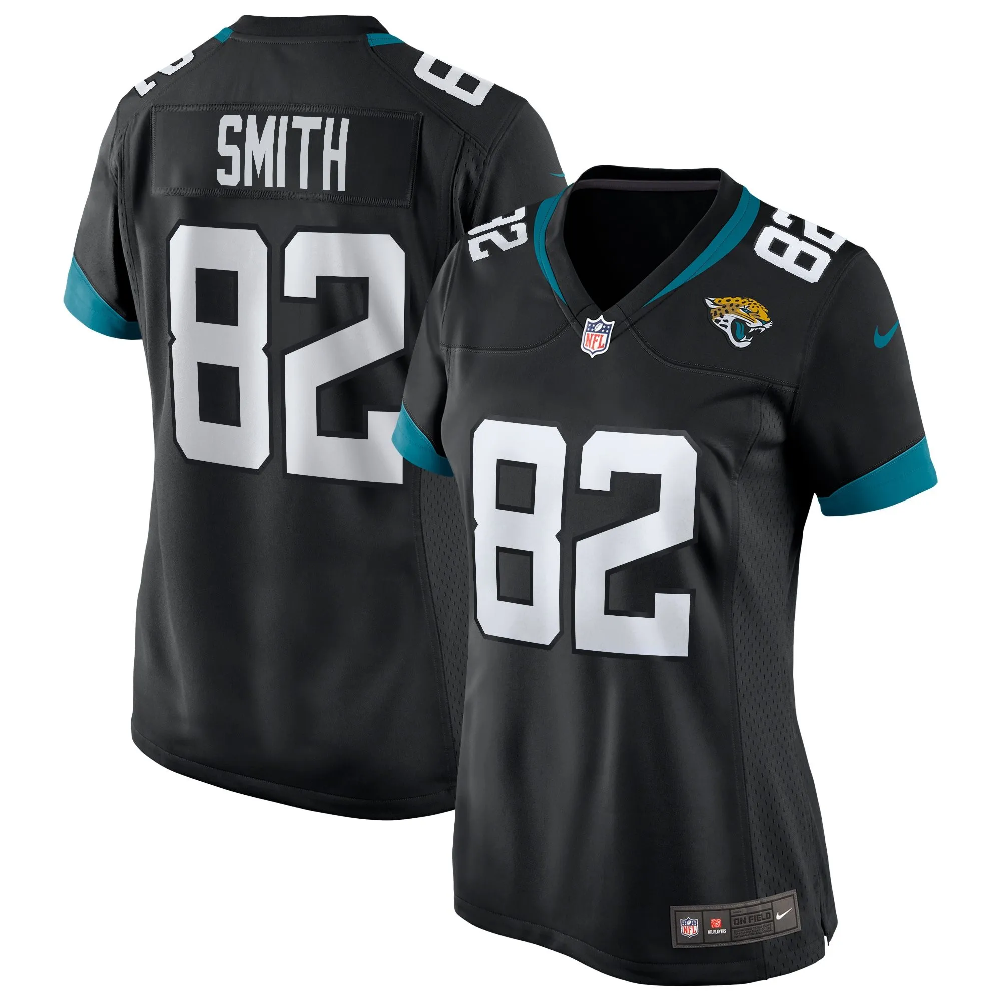 Jimmy Smith Jacksonville Jaguars  Women's Game Retired Player Jersey - Black