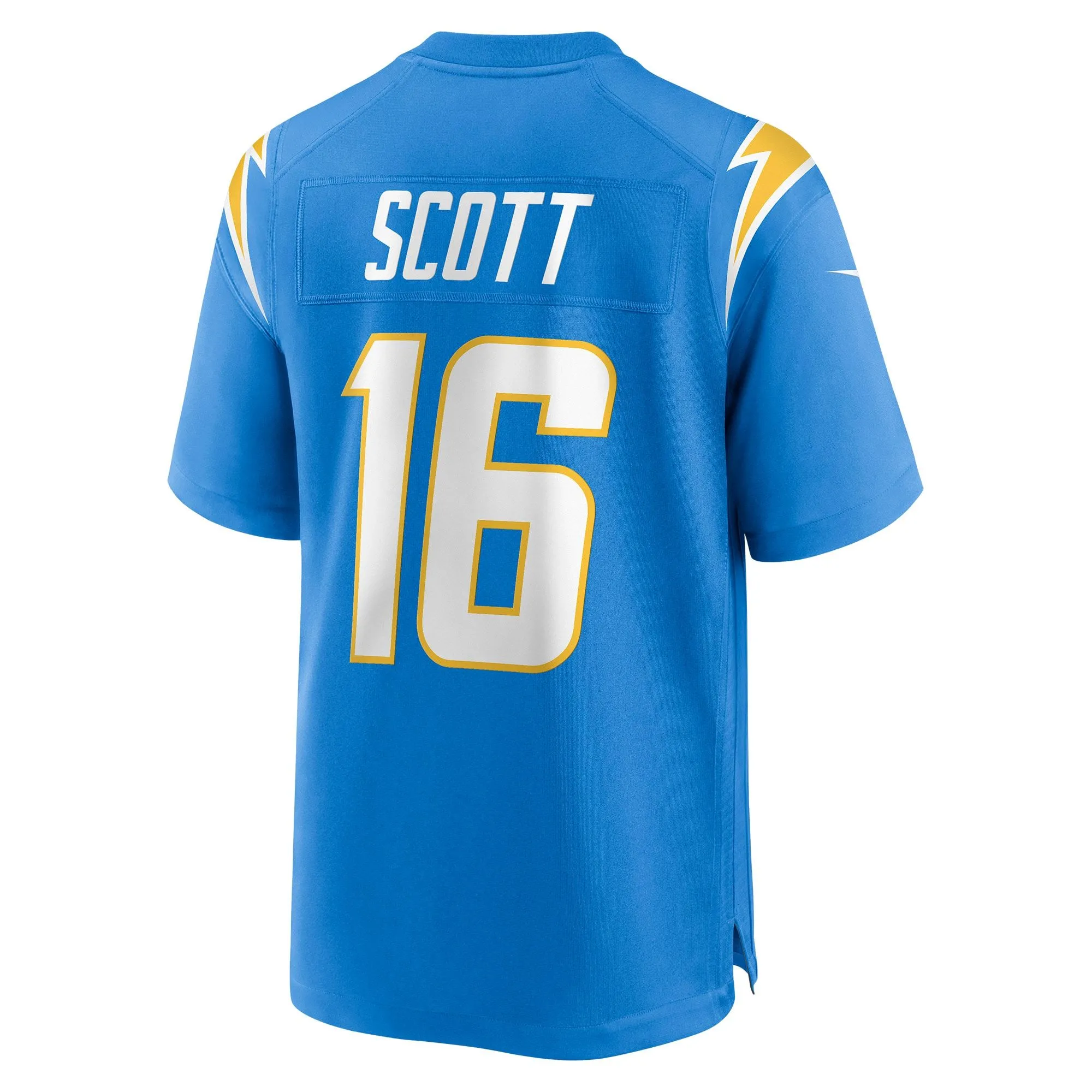 JK Scott Los Angeles Chargers  Game Jersey - Powder Blue