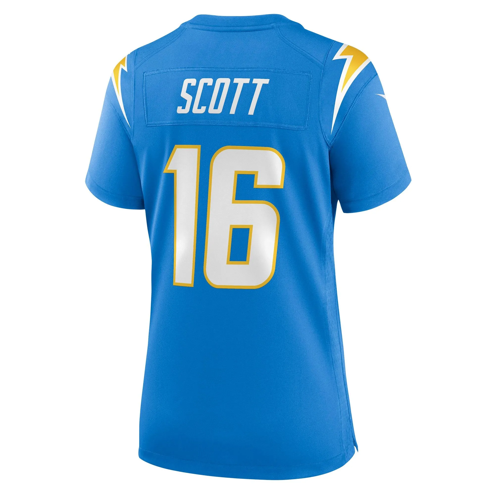 JK Scott Los Angeles Chargers  Women's Game Jersey - Powder Blue