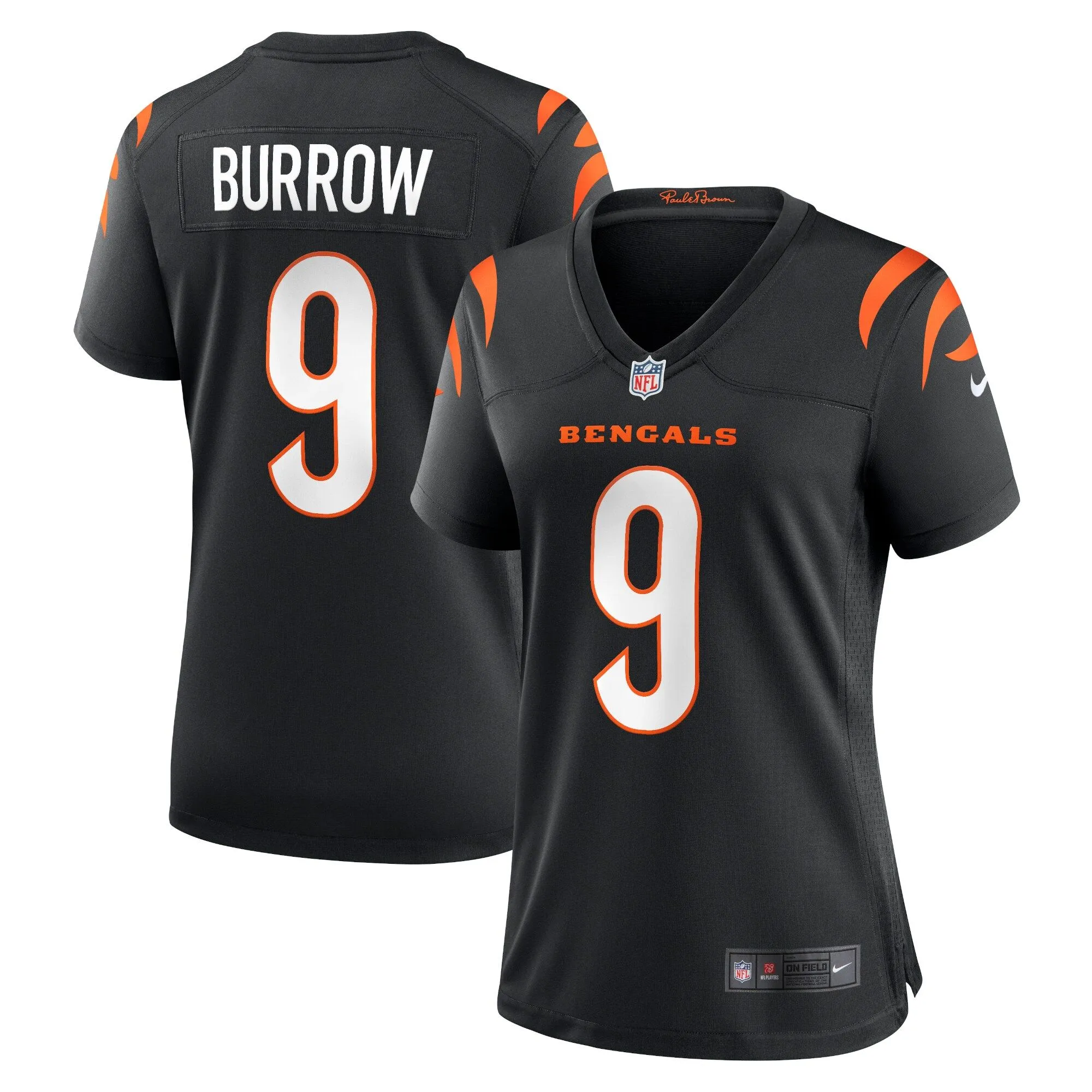 Joe Burrow Cincinnati Bengals  Women's Game Jersey - Black