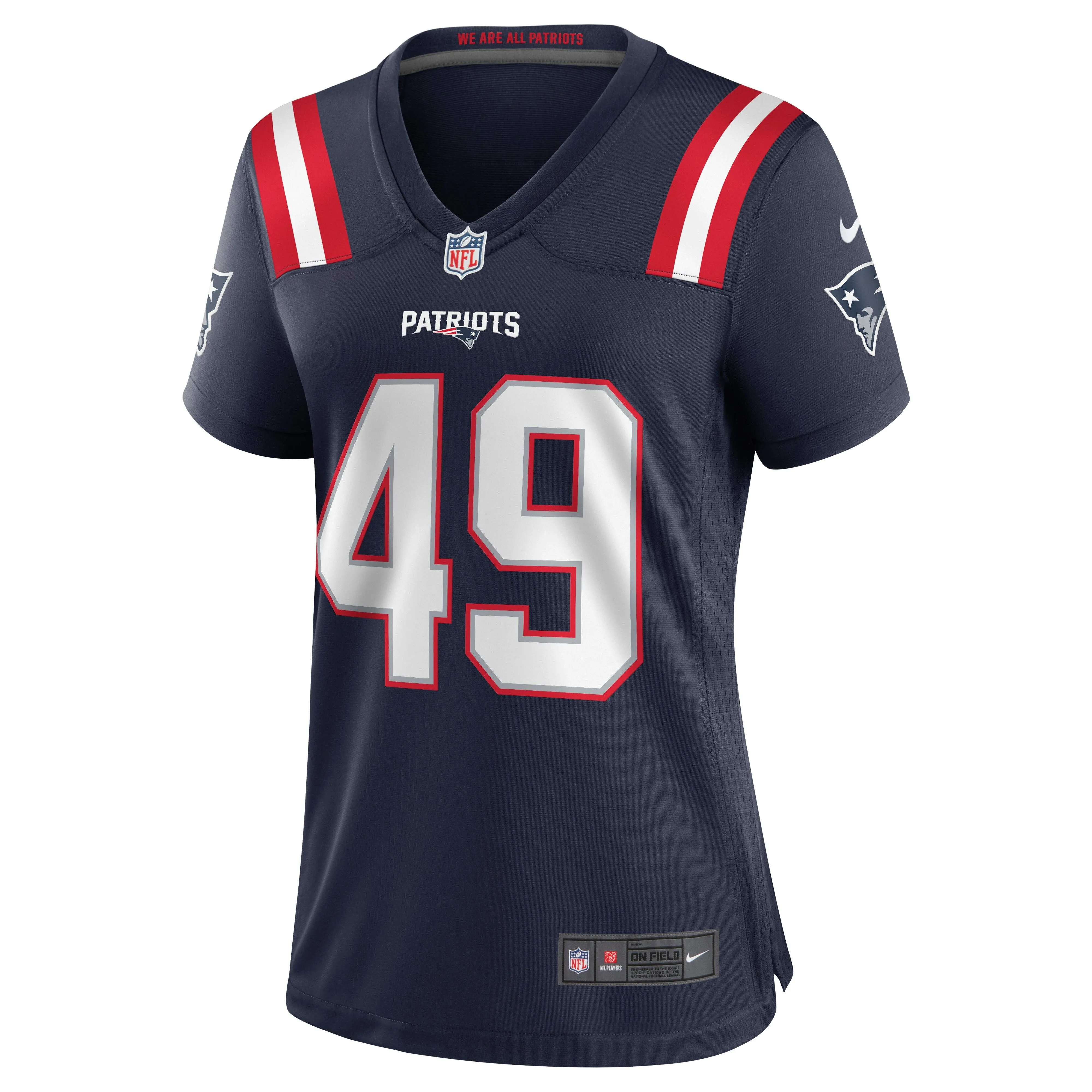 Joe Cardona New England Patriots  Women's Game Jersey - Navy