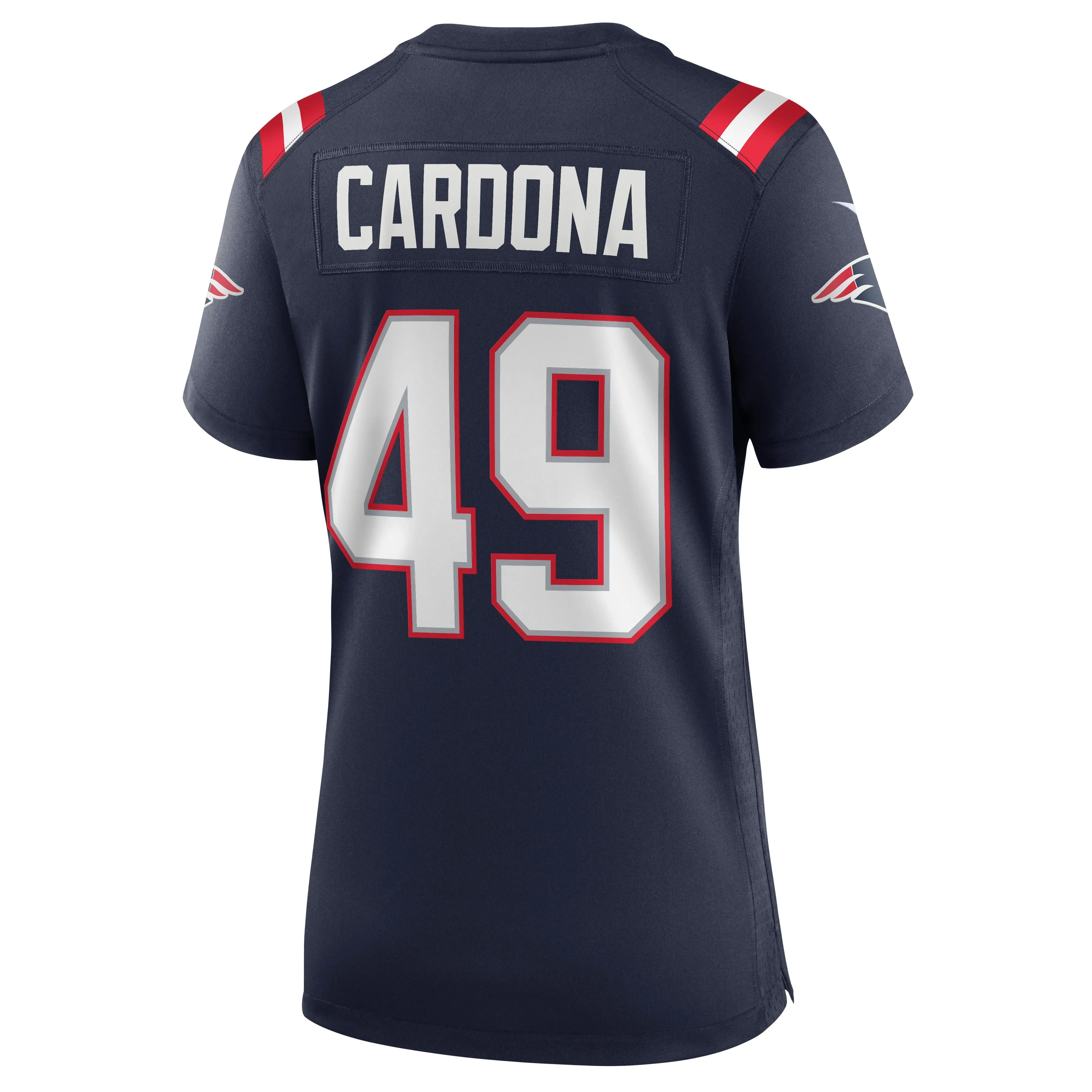 Joe Cardona New England Patriots  Women's Game Jersey - Navy