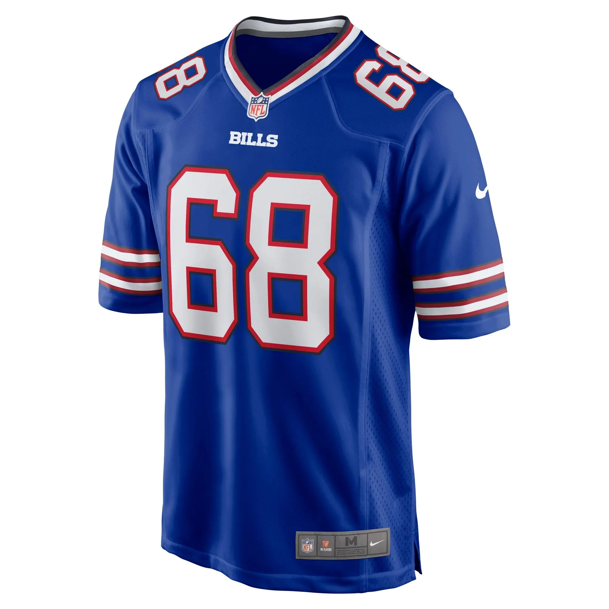 Joe DeLamielleure Buffalo Bills  Game Retired Player Jersey - Royal