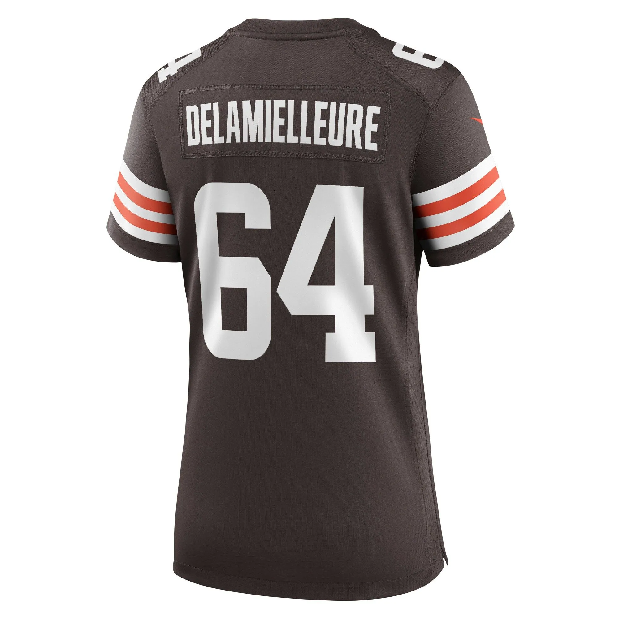 Joe DeLamielleure Cleveland Browns  Women's Game Retired Player Jersey - Brown