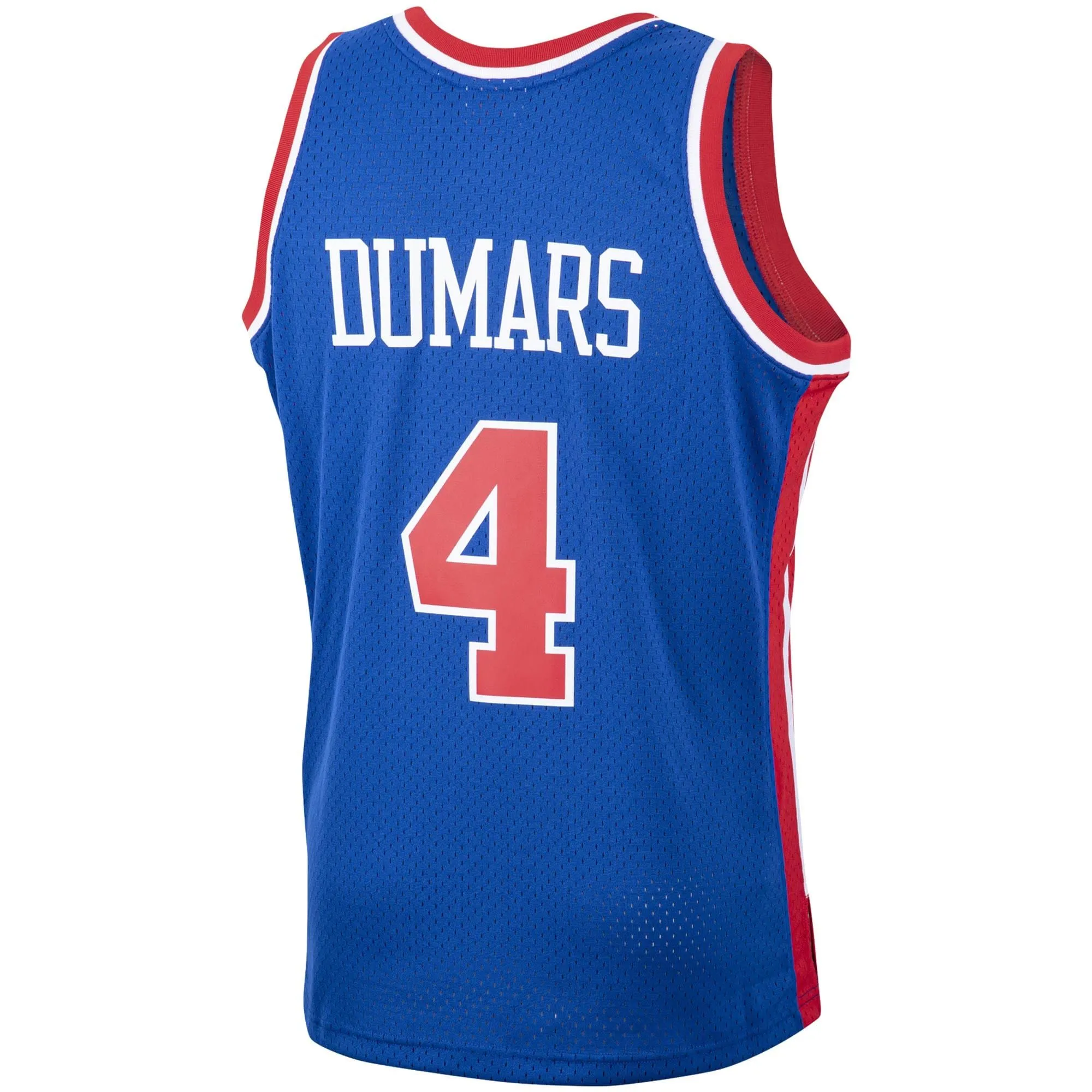 Joe Dumars Detroit Pistons Mitchell & Ness 1988/89 Hardwood Classics Swingman Jersey - Blue