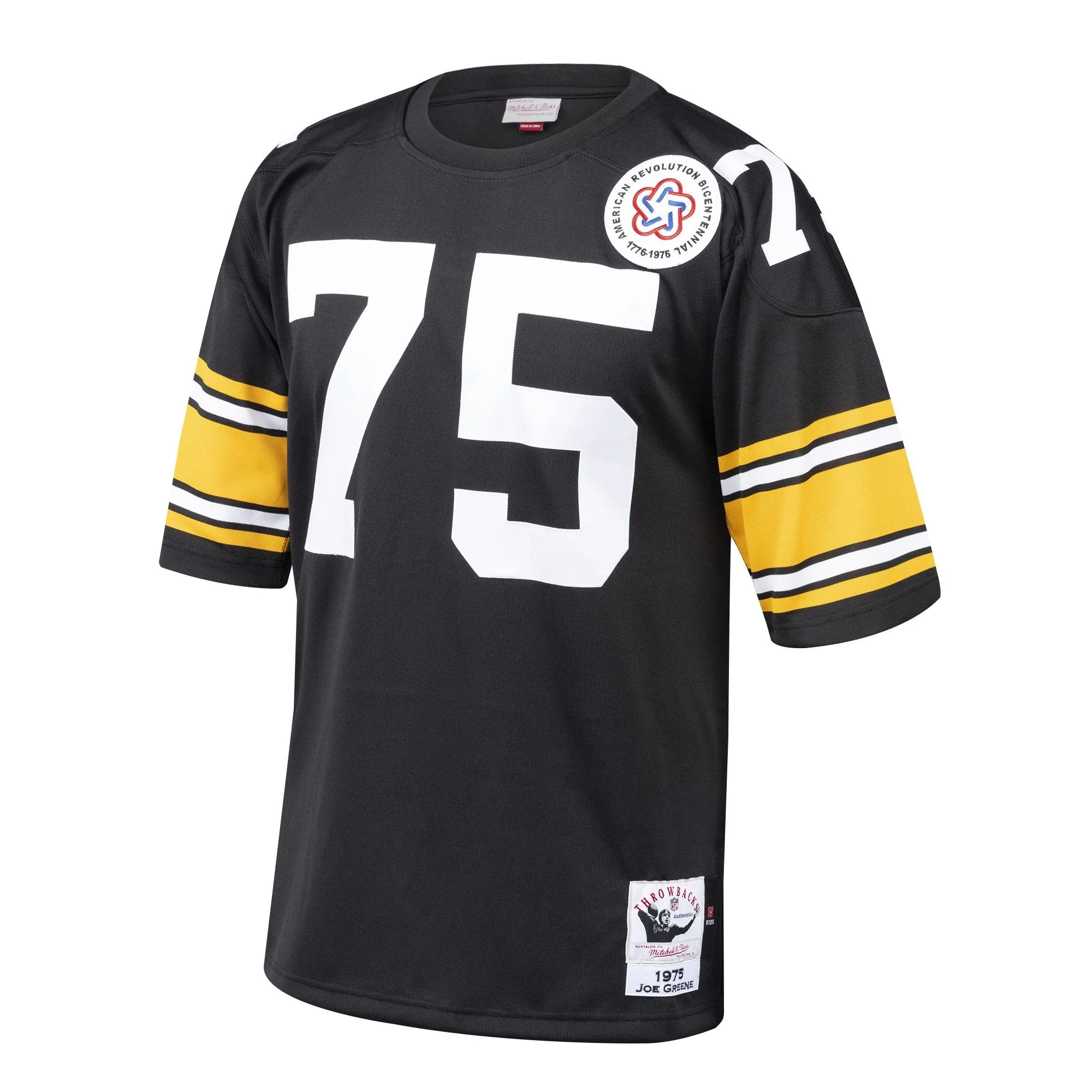 Joe Greene Pittsburgh Steelers 1975 Mitchell & Ness  Throwback Retired Player Jersey - Black