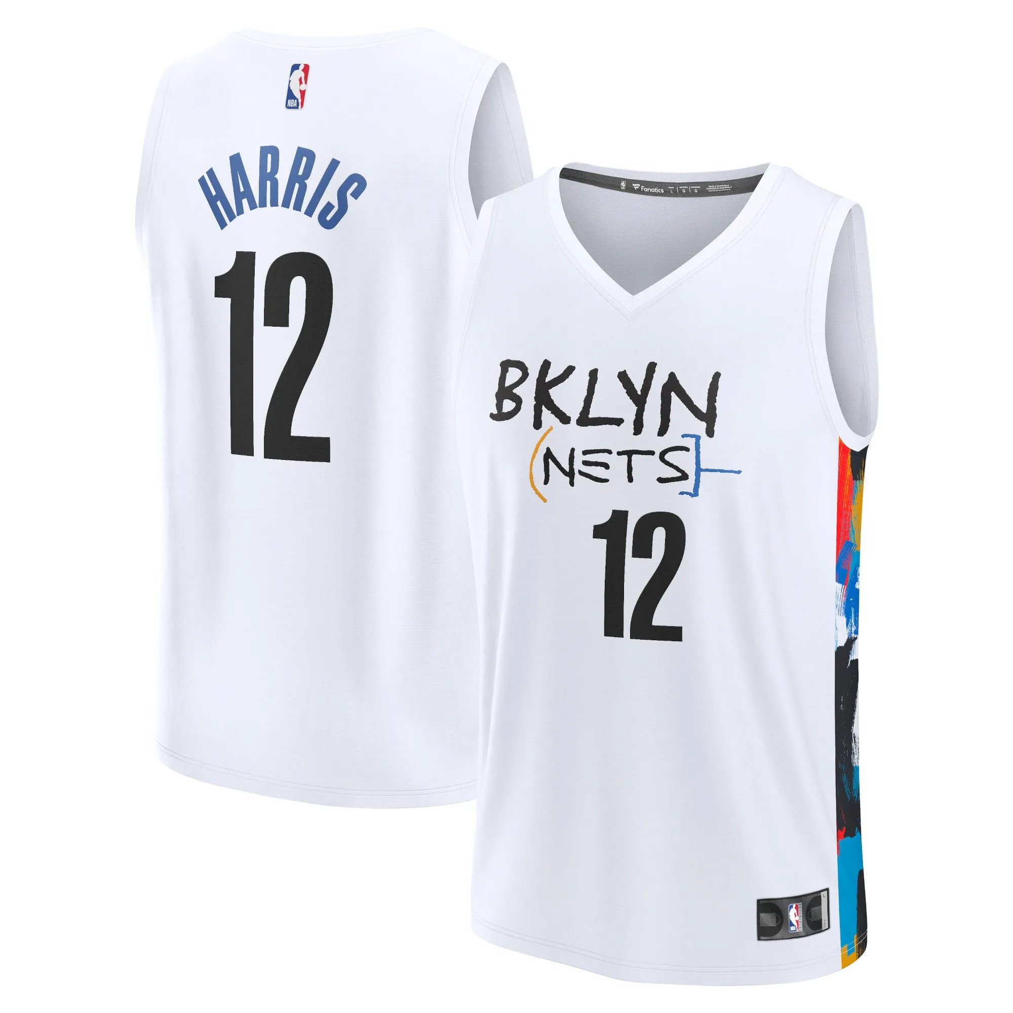 Joe Harris Brooklyn Nets Fanatics Branded Fastbreak Jersey - City Edition - White