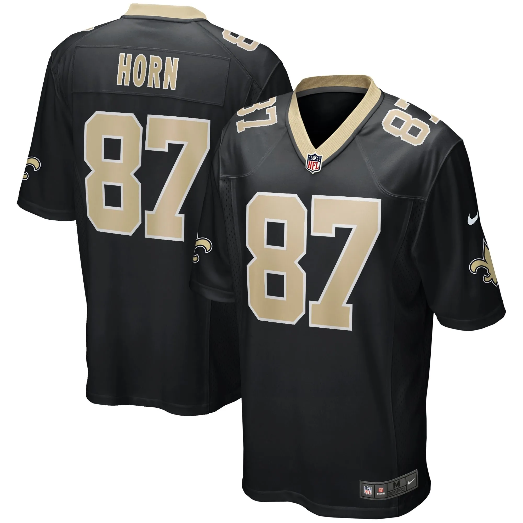 Joe Horn New Orleans Saints  Game Retired Player Jersey - Black