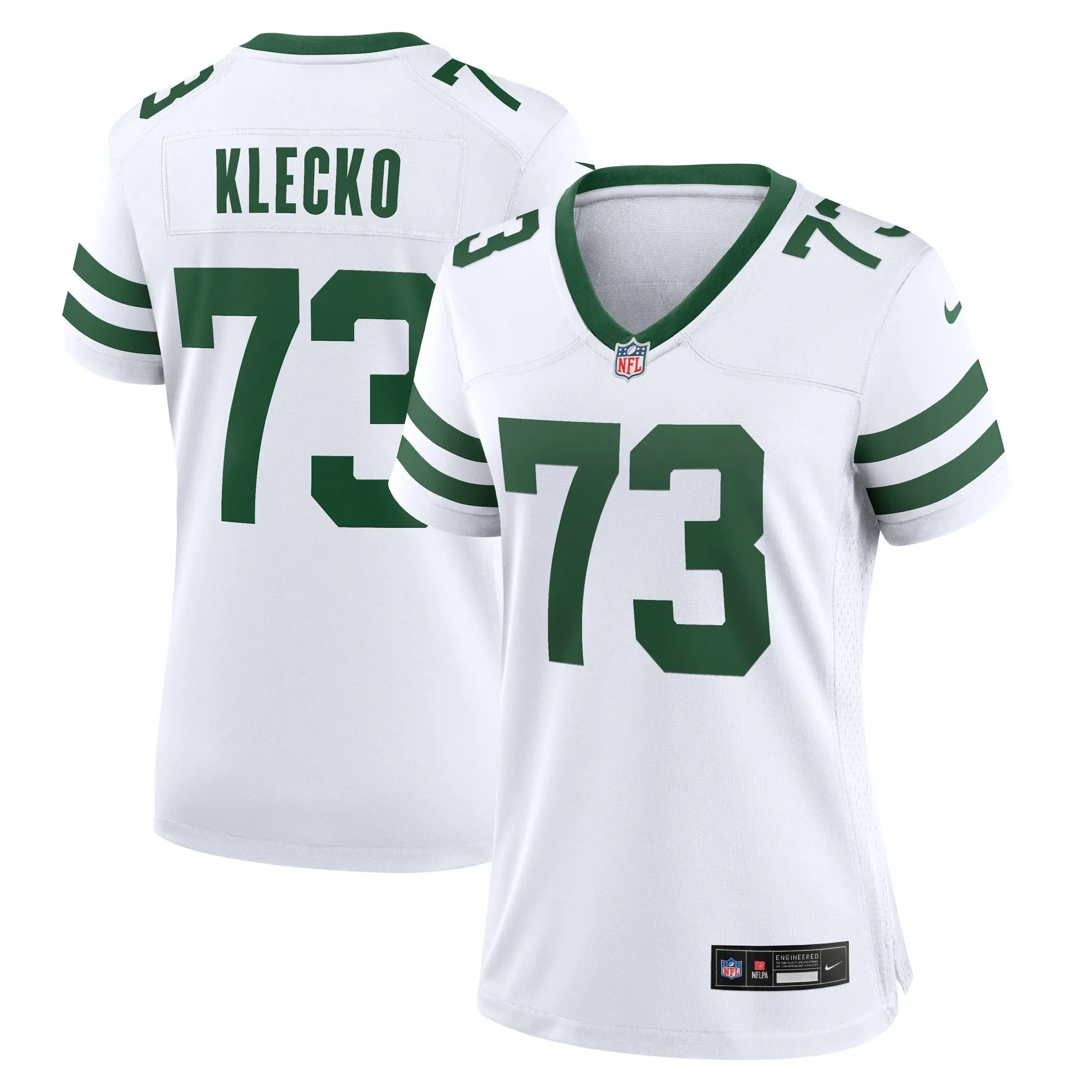 Joe Klecko New York Jets  Women's Legacy Retired Player Game Jersey - White