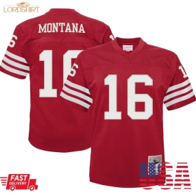 Joe Montana San Francisco 49Ers Mitchell & Ness Infant 1990 Retired Legacy Jersey   Scarlet