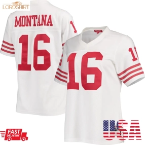 Joe Montana San Francisco 49Ers Mitchell & Ness Women's Legacy Replica Player Jersey   White