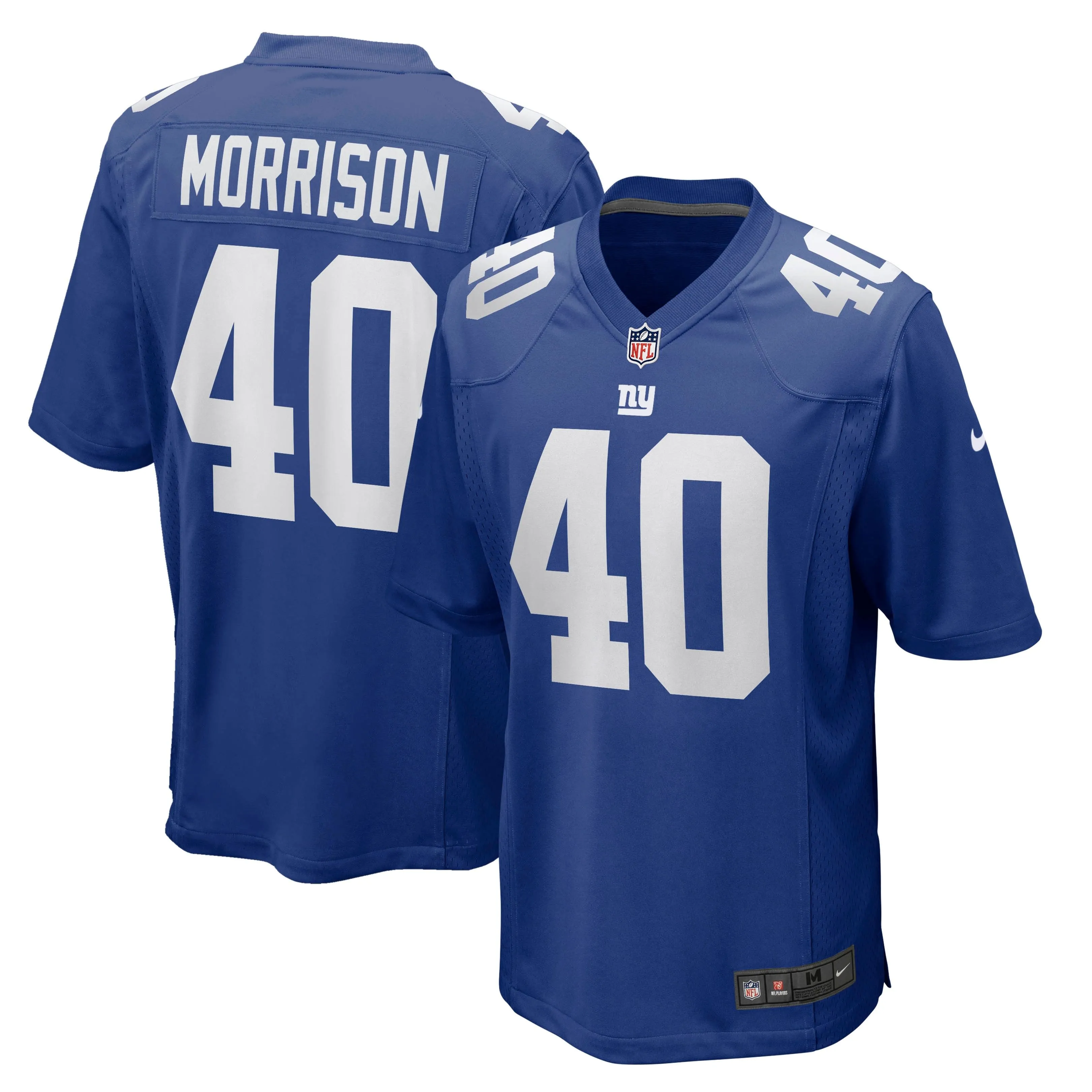 Joe Morrison New York Giants  Retired Player Jersey - Royal