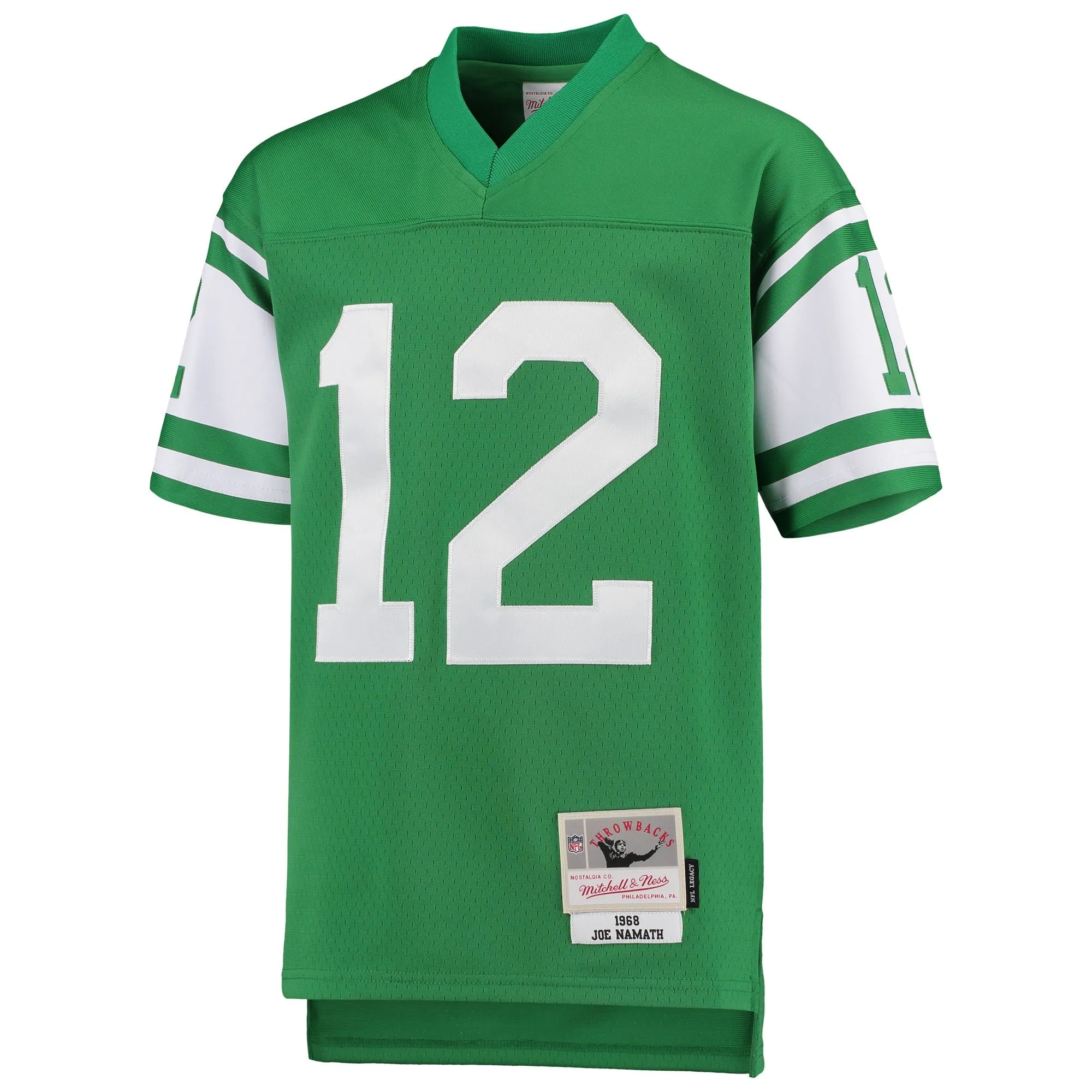 Joe Namath New York Jets Mitchell & Ness Youth 1968 Legacy Retired Player Jersey - Green