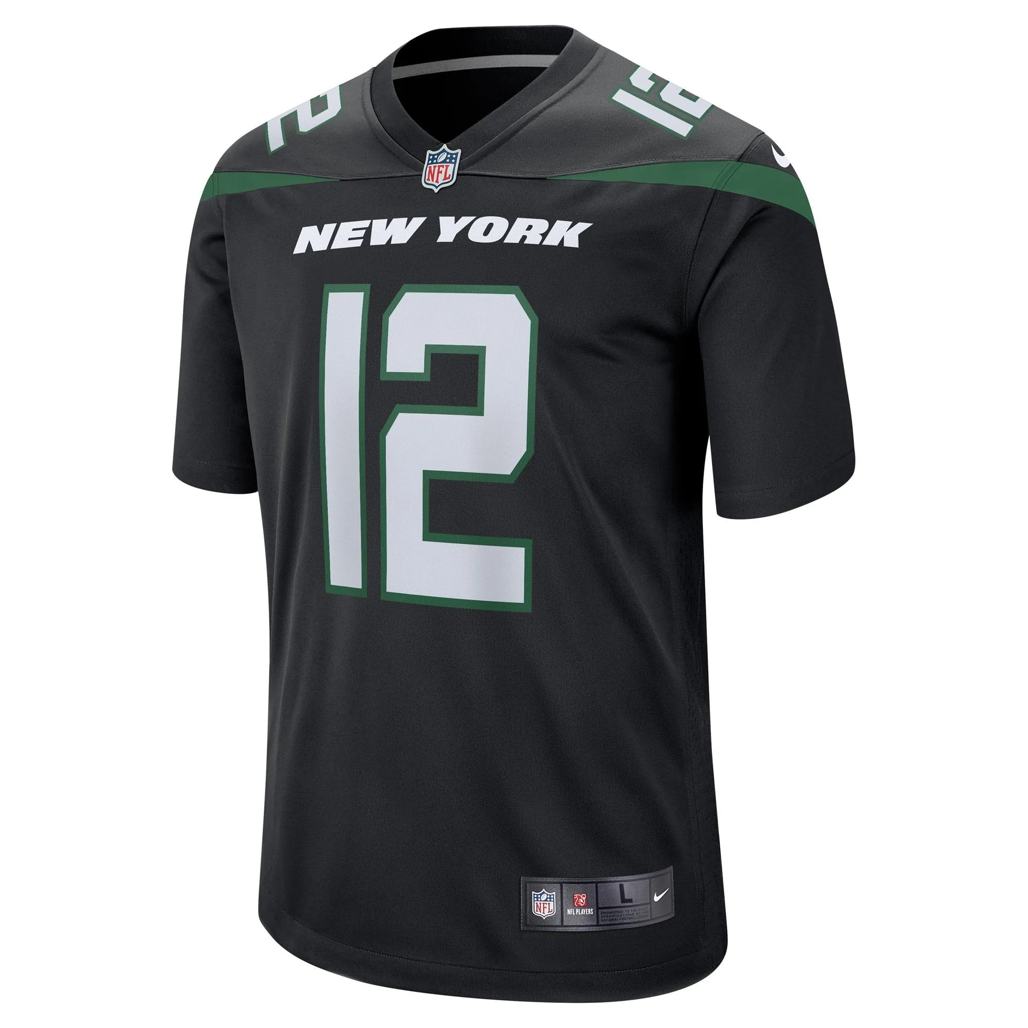 Joe Namath New York Jets  Retired Player Jersey - Black