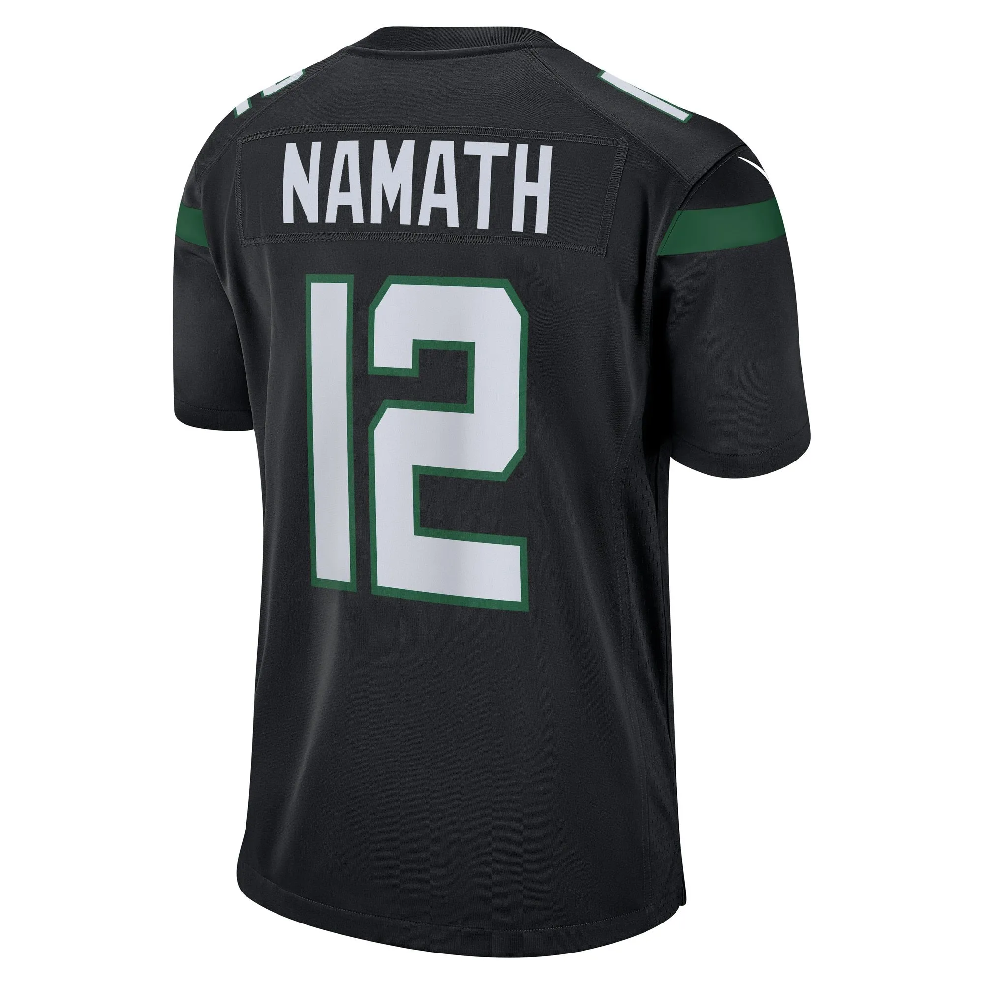 Joe Namath New York Jets  Retired Player Jersey - Black