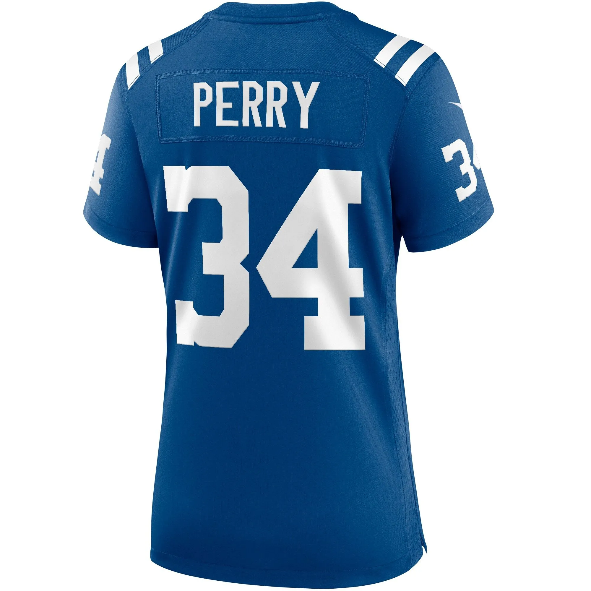 Joe Perry Indianapolis Colts  Women's Game Retired Player Jersey - Royal