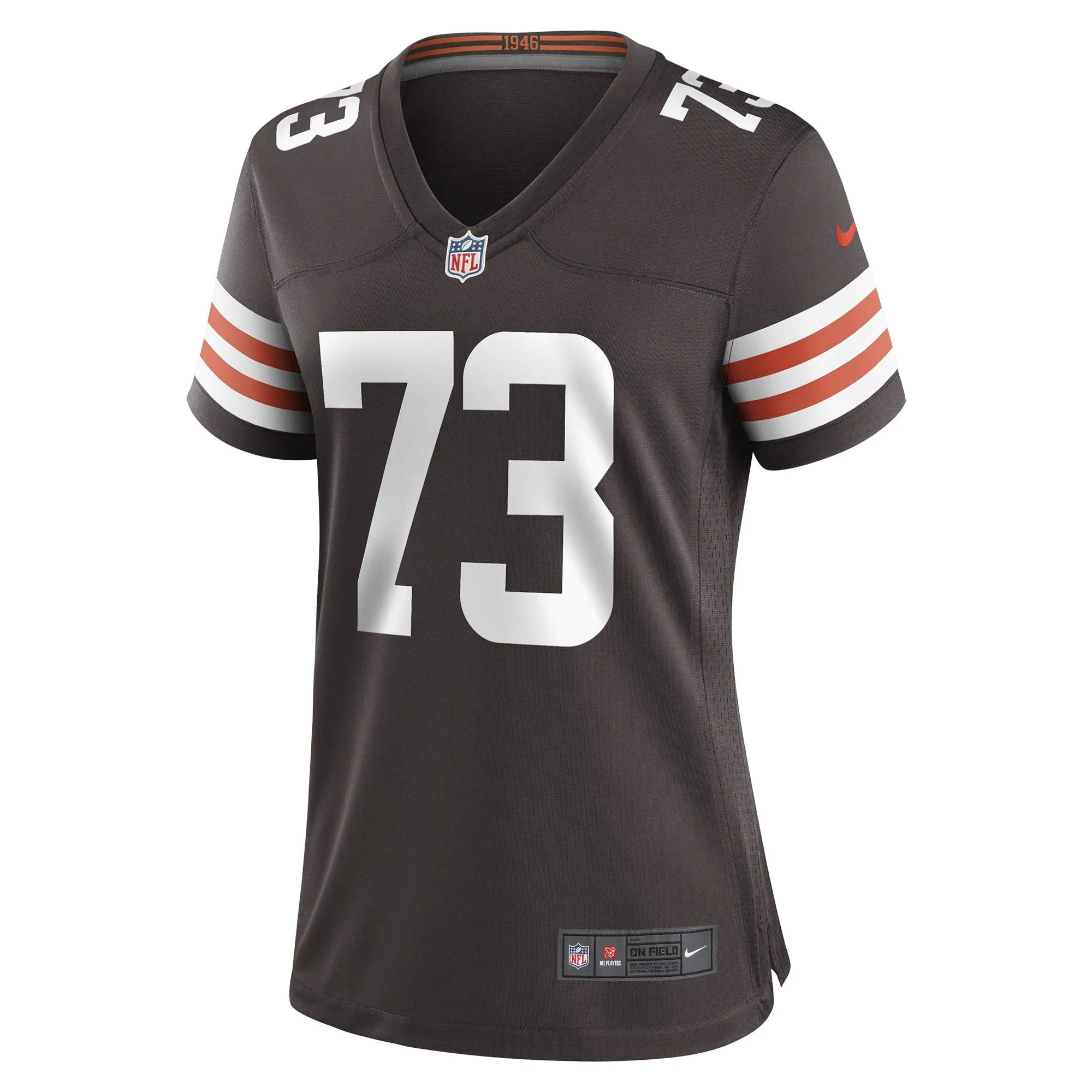 Joe Thomas Cleveland Browns  Women's Retired Game Player Jersey - Brown