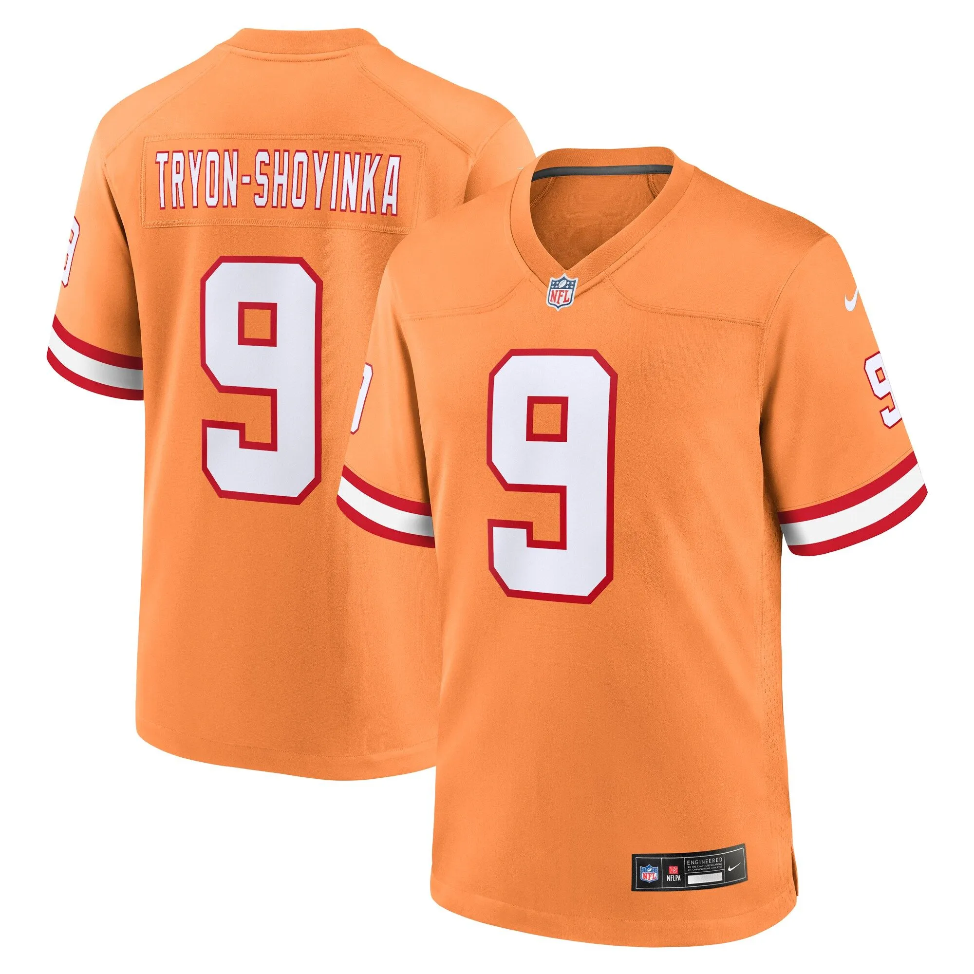 Joe Tryon-Shoyinka Tampa Bay Buccaneers  Throwback Game Jersey - Orange