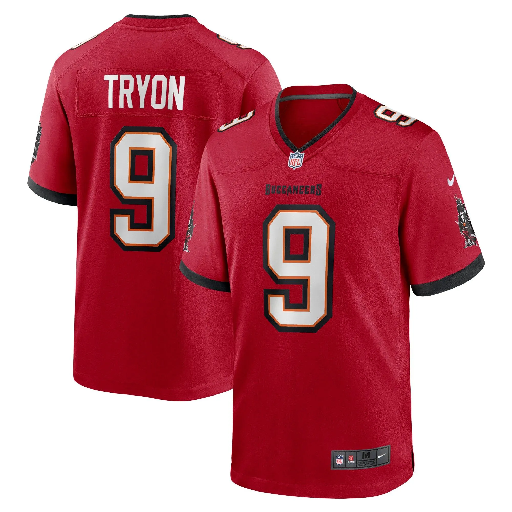 Joe Tryon Tampa Bay Buccaneers  2021 NFL Draft First Round Pick No. 32 Game Jersey - Red