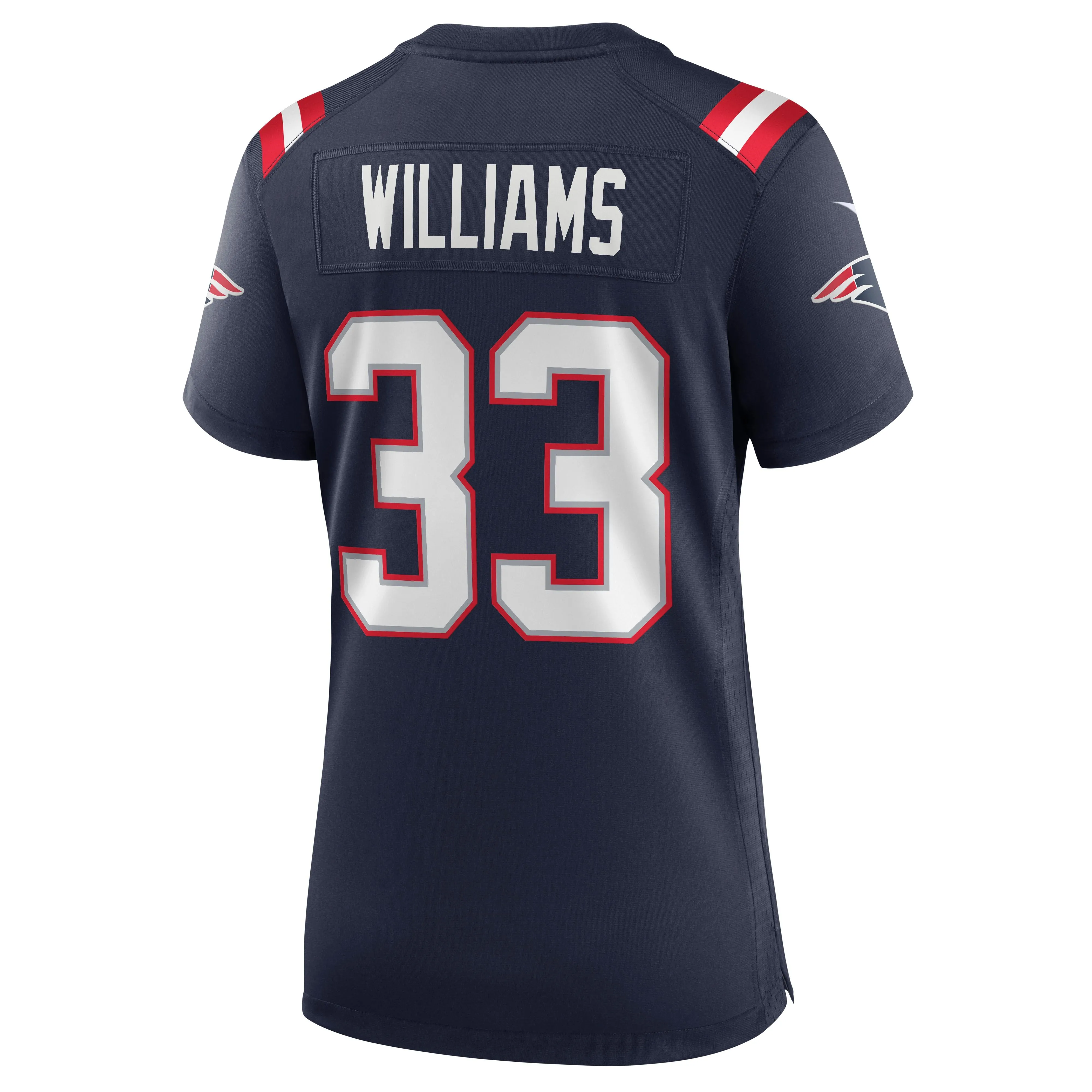 Joejuan Williams New England Patriots  Women's Game Jersey - Navy