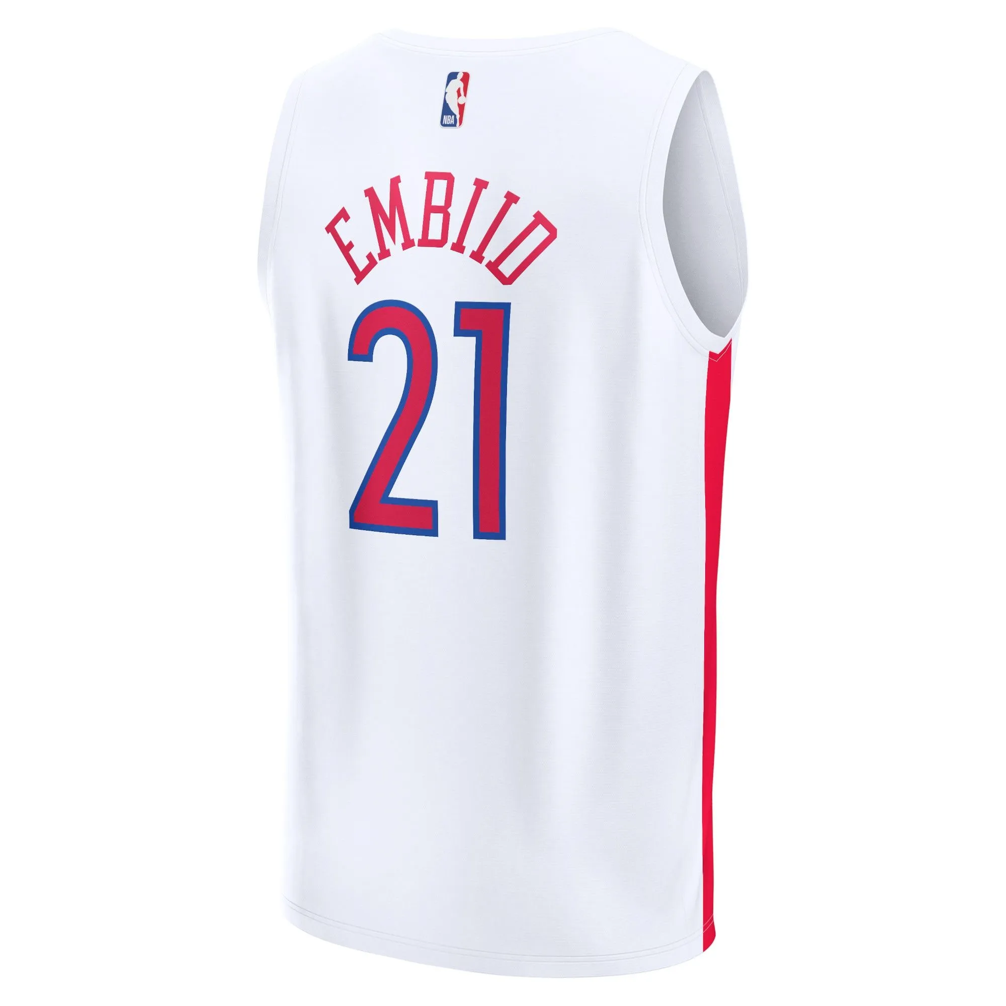 Joel Embiid Philadelphia 76ers Fanatics Branded Fastbreak Jersey - City Edition - White