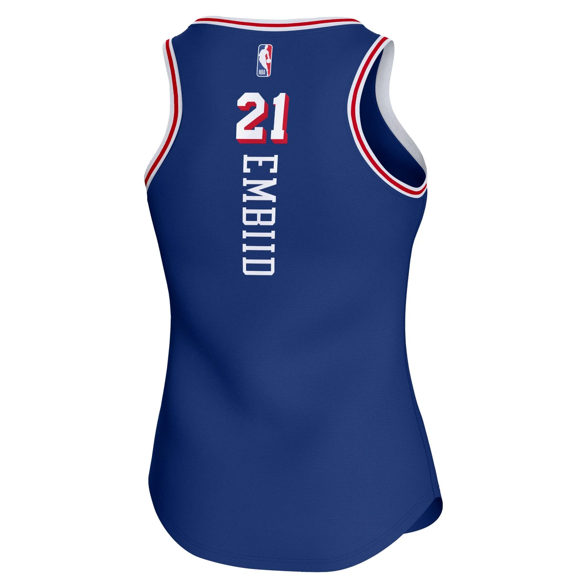 Joel Embiid Philadelphia 76ers Fanatics Branded Women's Fast Break Player Jersey - Icon Edition - Royal