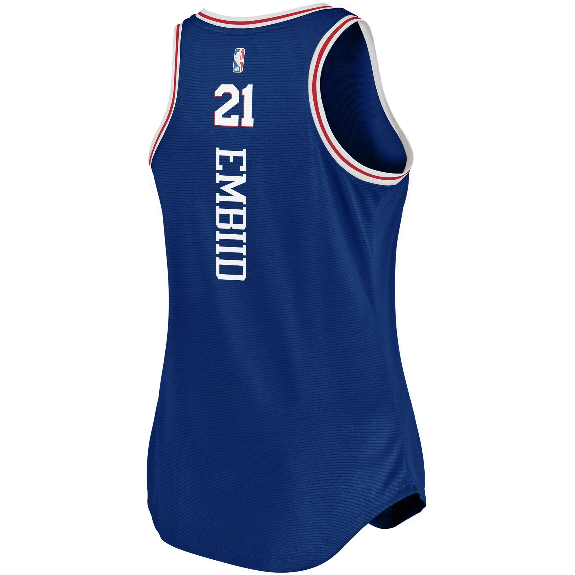 Joel Embiid Philadelphia 76ers Fanatics Branded Women's Fast Break Team Tank Jersey - Icon Edition - Royal