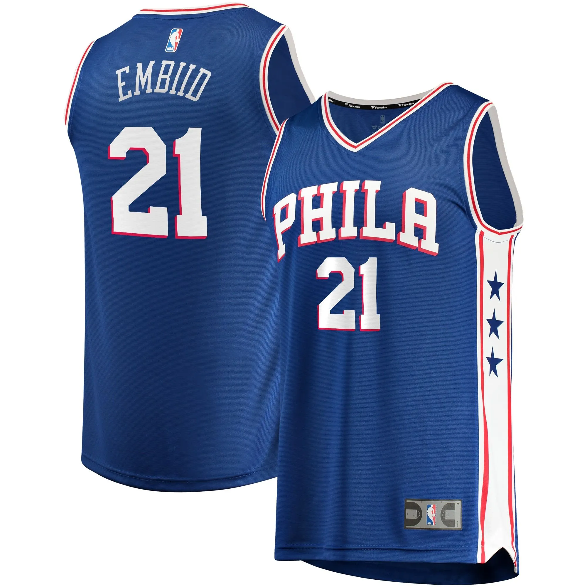 Joel Embiid Philadelphia 76ers Fanatics Branded Youth Fast Break Replica Player Jersey - Icon Edition - Royal